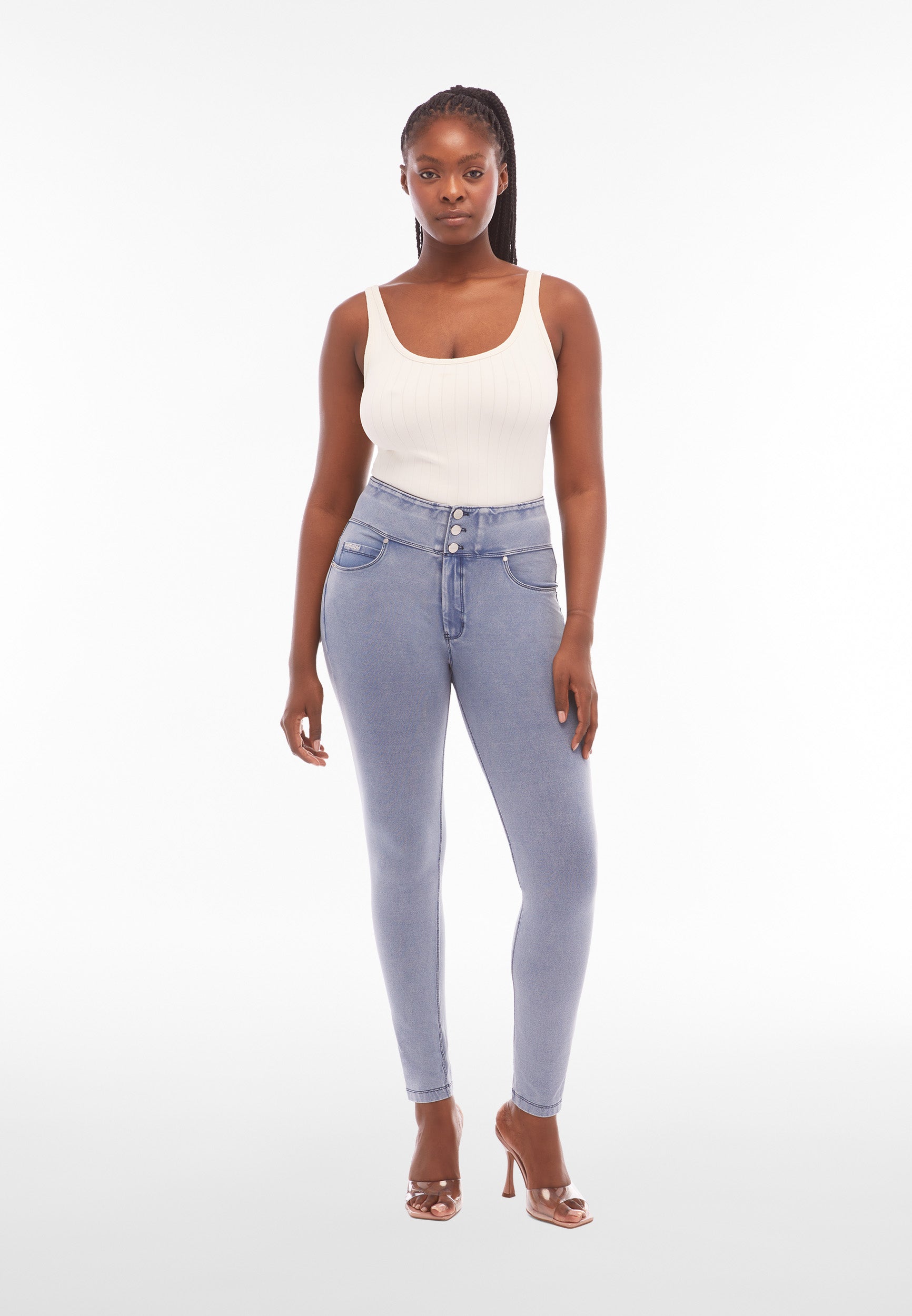 pantalon-freddy-n-o-w-skinny-taille-haute-jersey-denim image 2