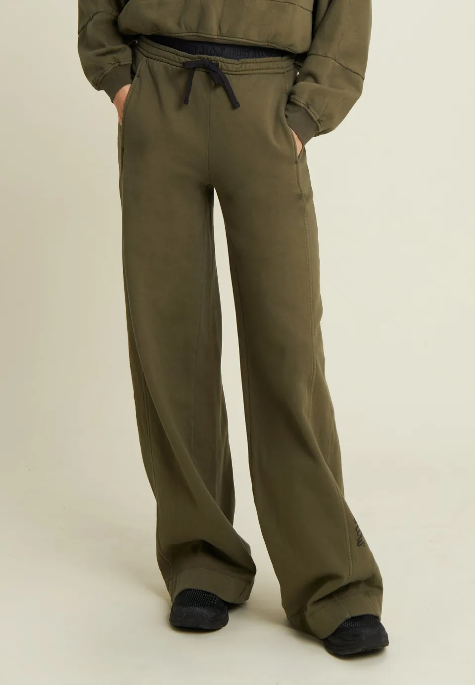 freddy-pantalon-wide-leg-molleton-imprim-flow image 1