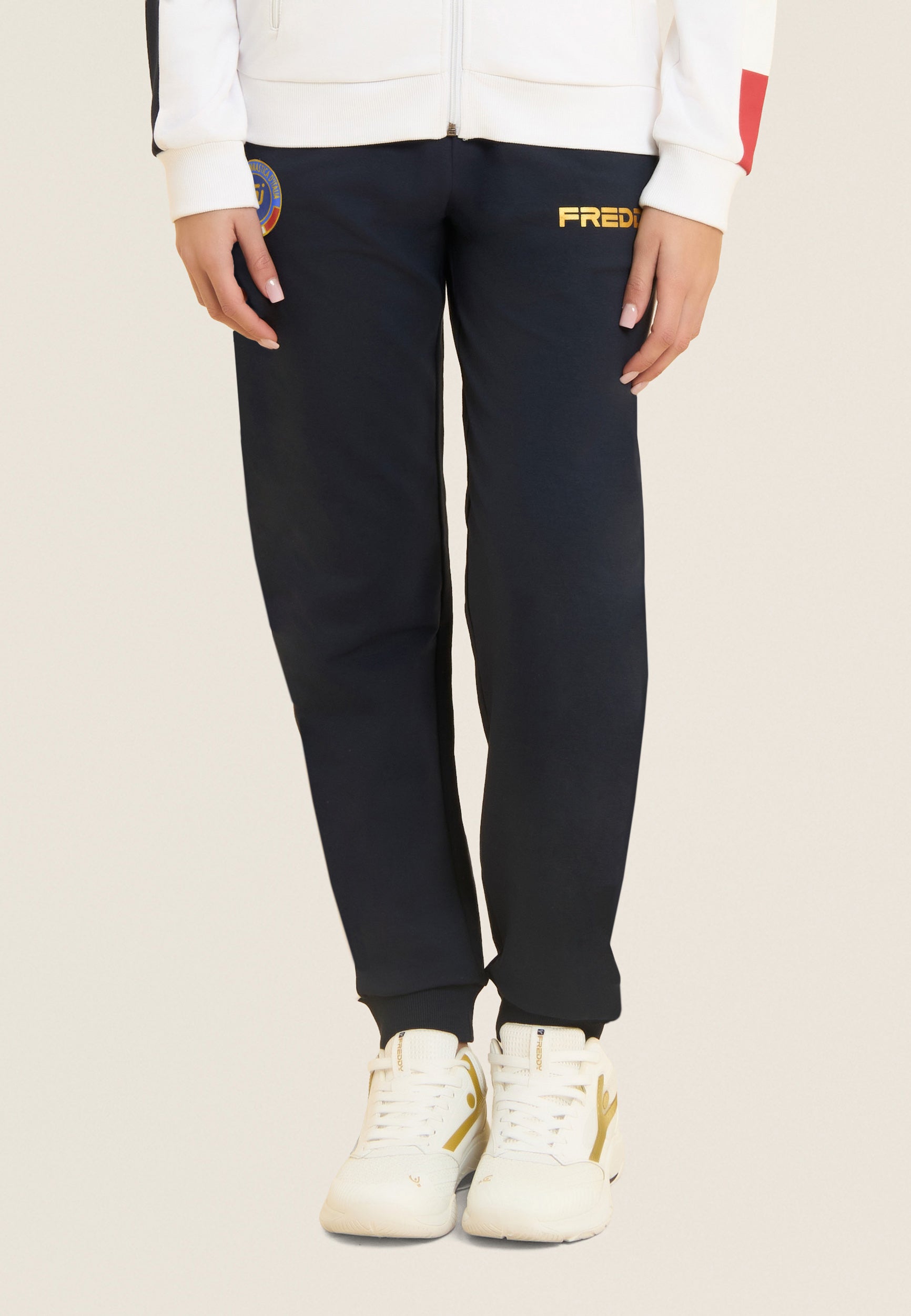 freddy-tuta-donna-italia-fgi-surv-tement-femme-full-zip-col-haut-en-french-terry image 4