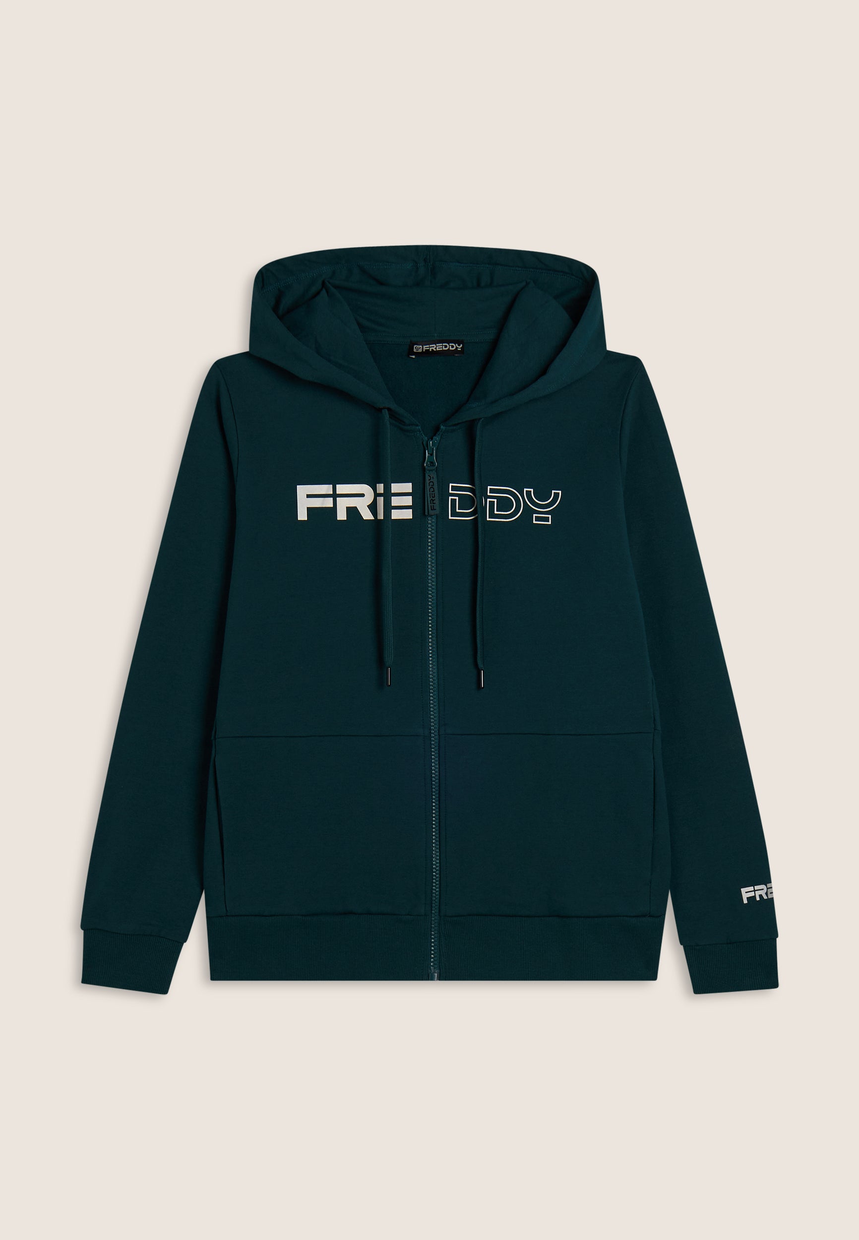freddy-sweat-full-zip-capuche-logo-perl-comfort image 8