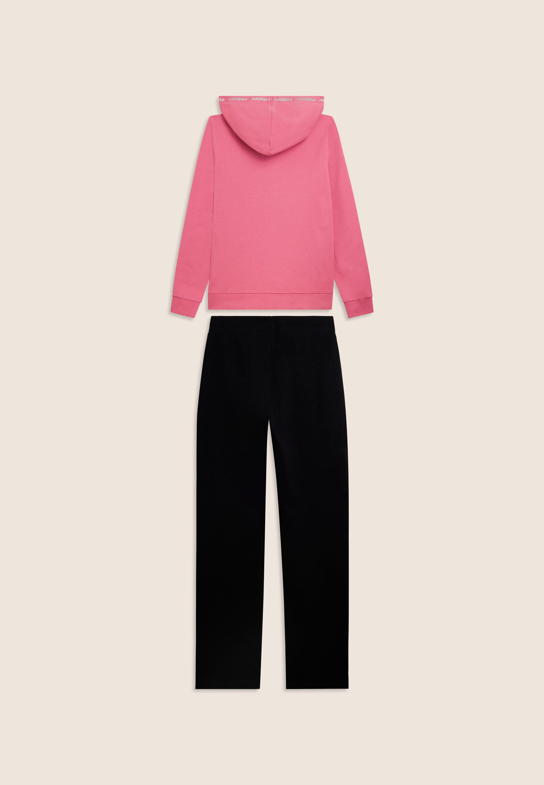 freddy-surv-tement-zip-capuche-interlock-coton-contrast image 7