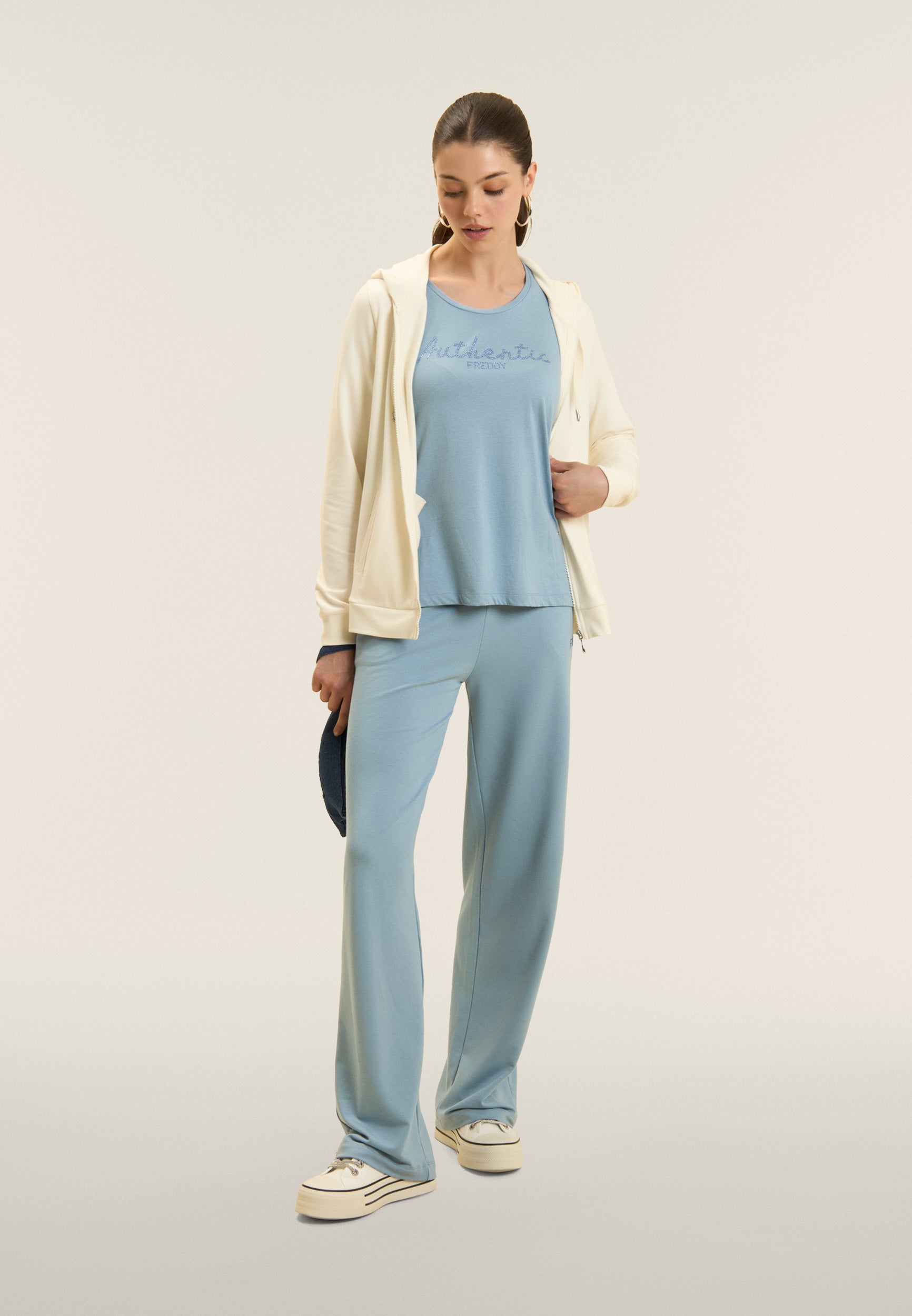 freddy-pantalon-de-sport-wide-leg-strass image 2