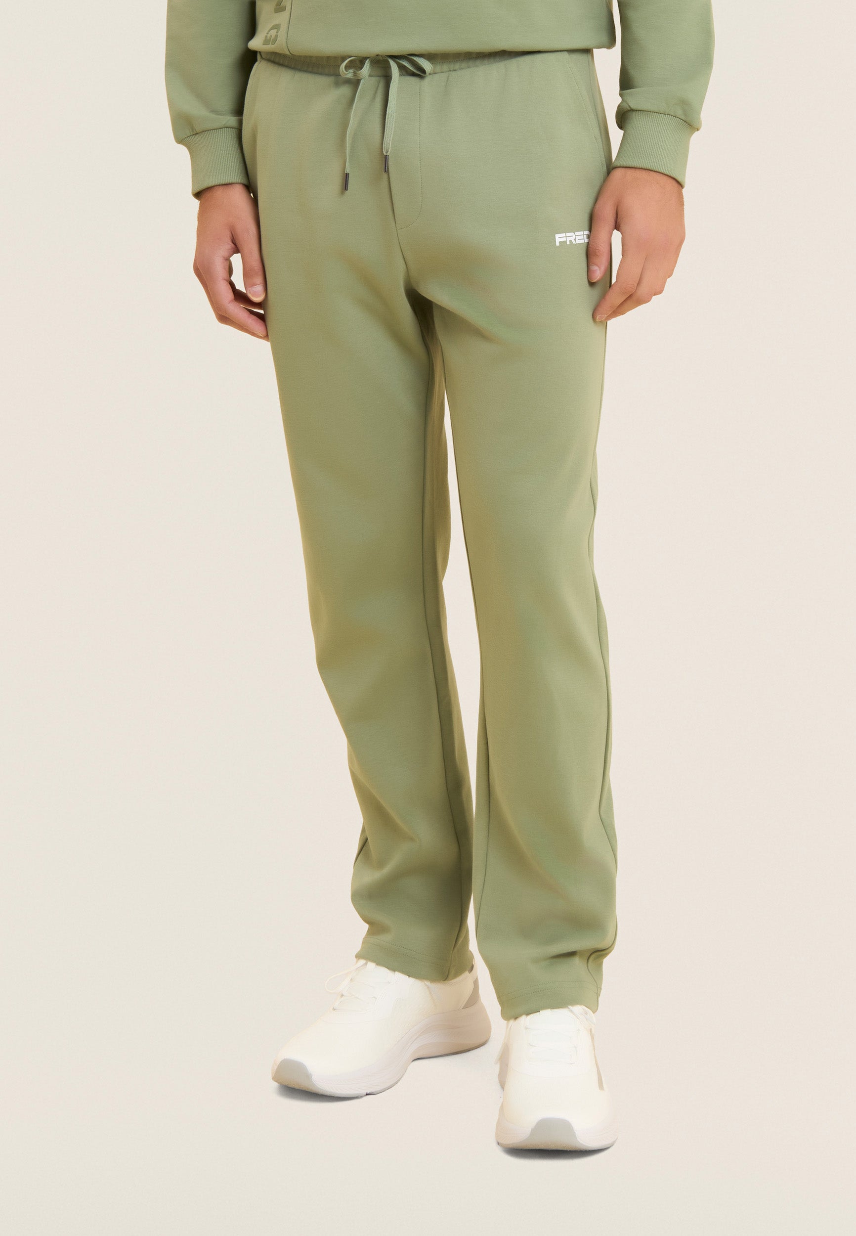 freddy-pantalon-sport-coton-interlock-jambe-droite-logo-gomm image 1