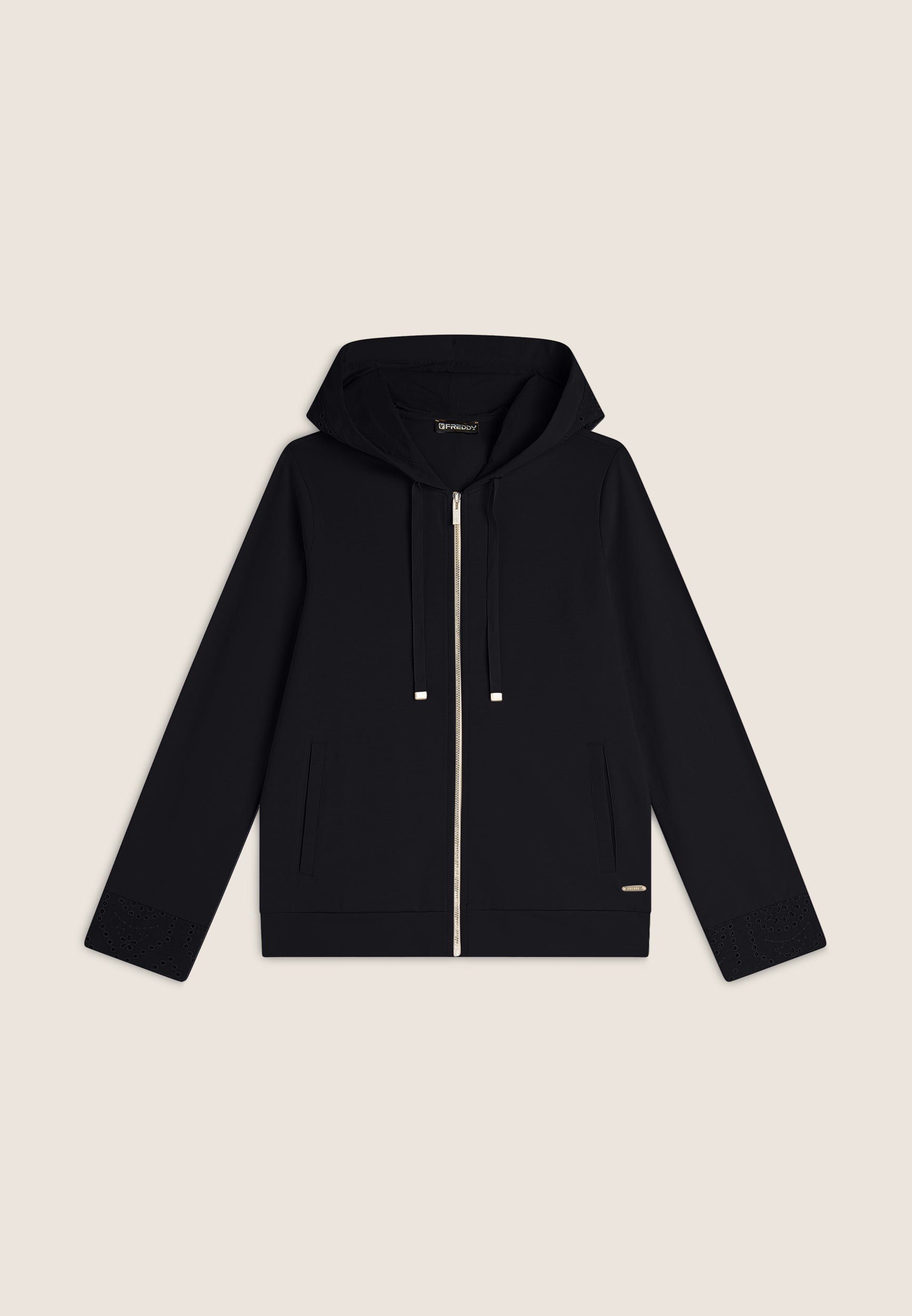 freddy-sweat-femme-capuche-zip-heavy-jersey-stretch-brod image 8