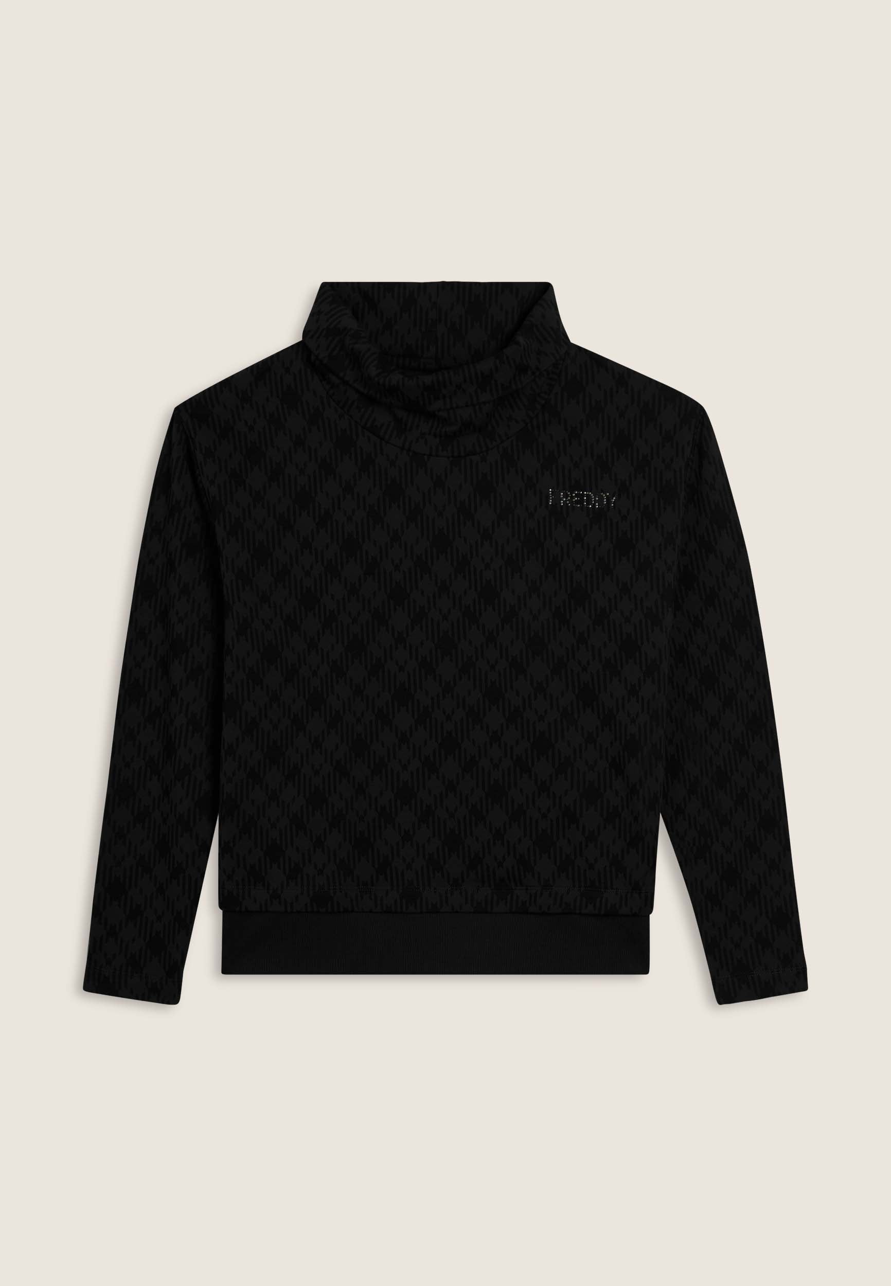 freddy-felpa-comfort-fit-imprim-all-over-col-haut-sans-poches image 8