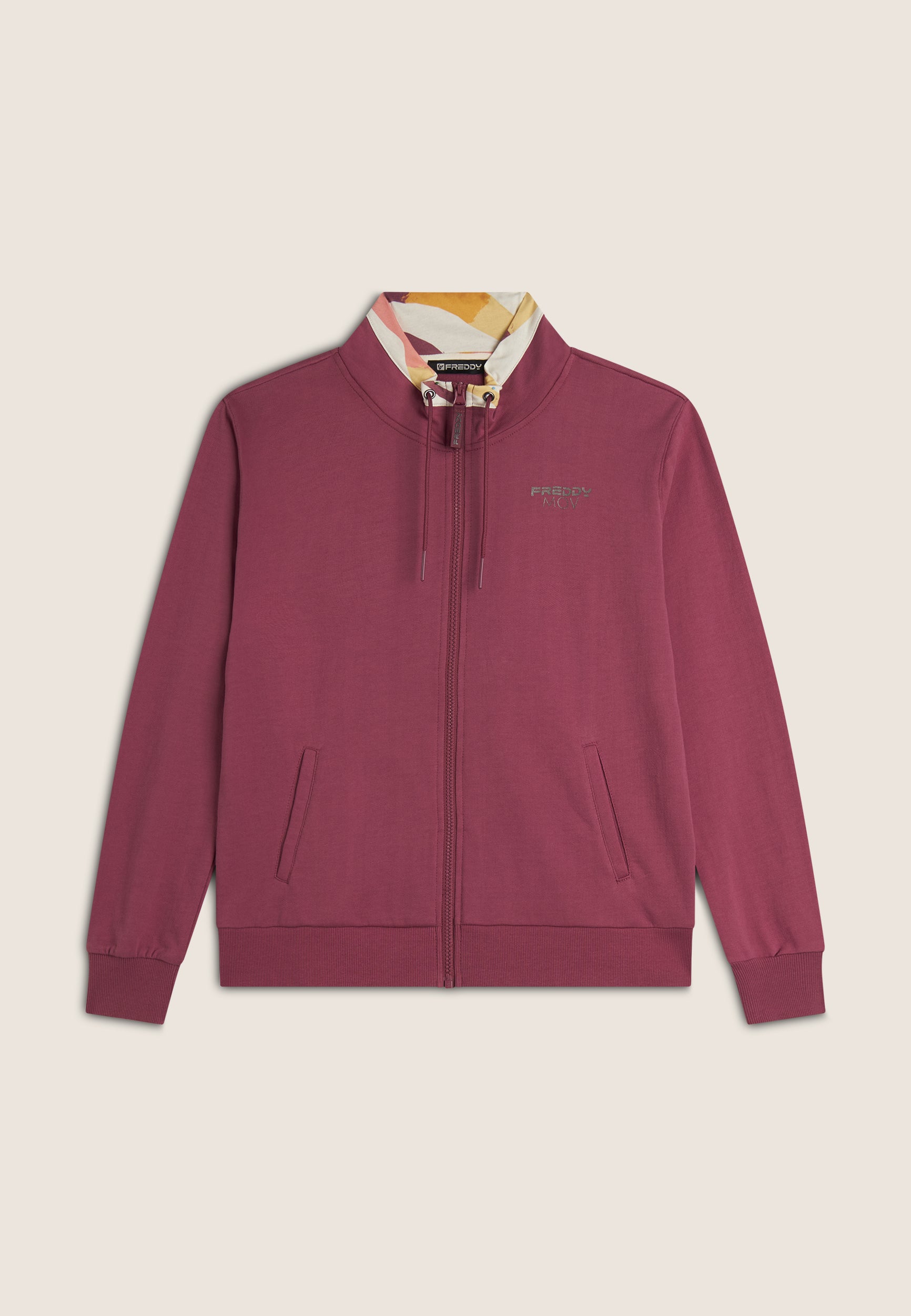 freddy-sweat-zipp-col-haut-d-tails-multicolores-femme image 5