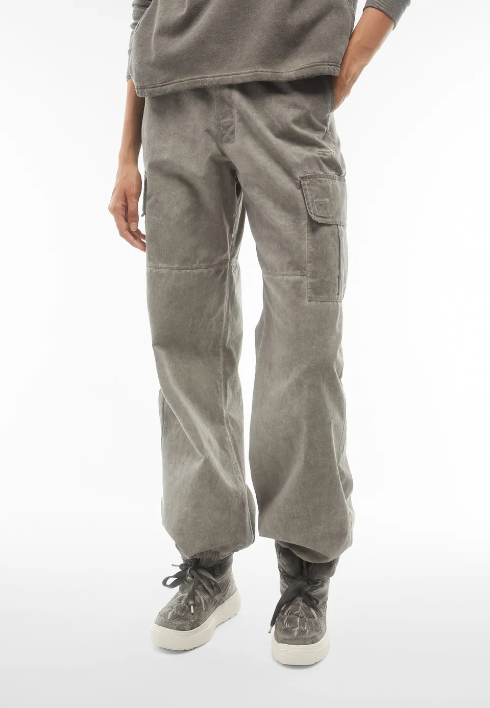freddy-pantalon-cargo-canvas-cold-dyed-coton-bio-style-90s image 1