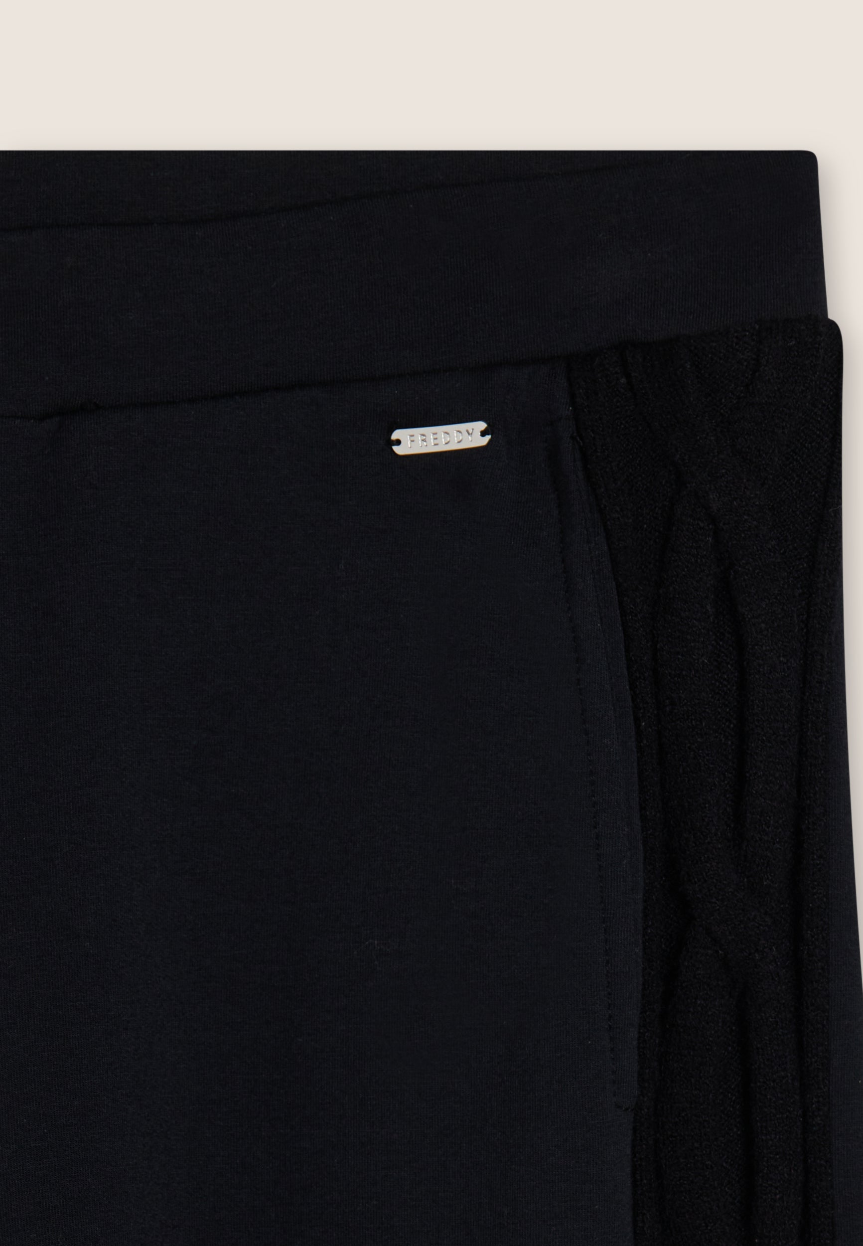 freddy-pantalon-jogging-femme-modal-polaire-bande-tress-e image 7