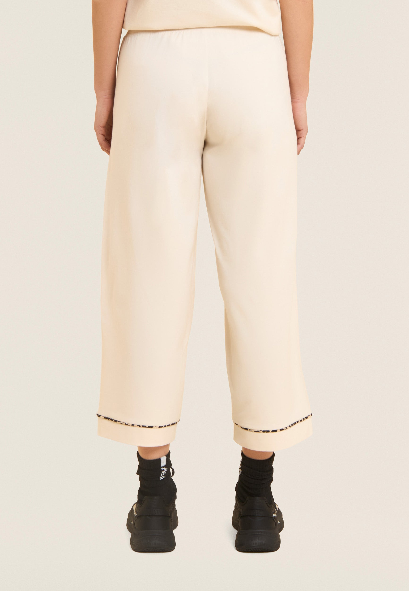 freddy-pantalon-cropped-wide-leg-jersey-coton-insert-animalier image 3