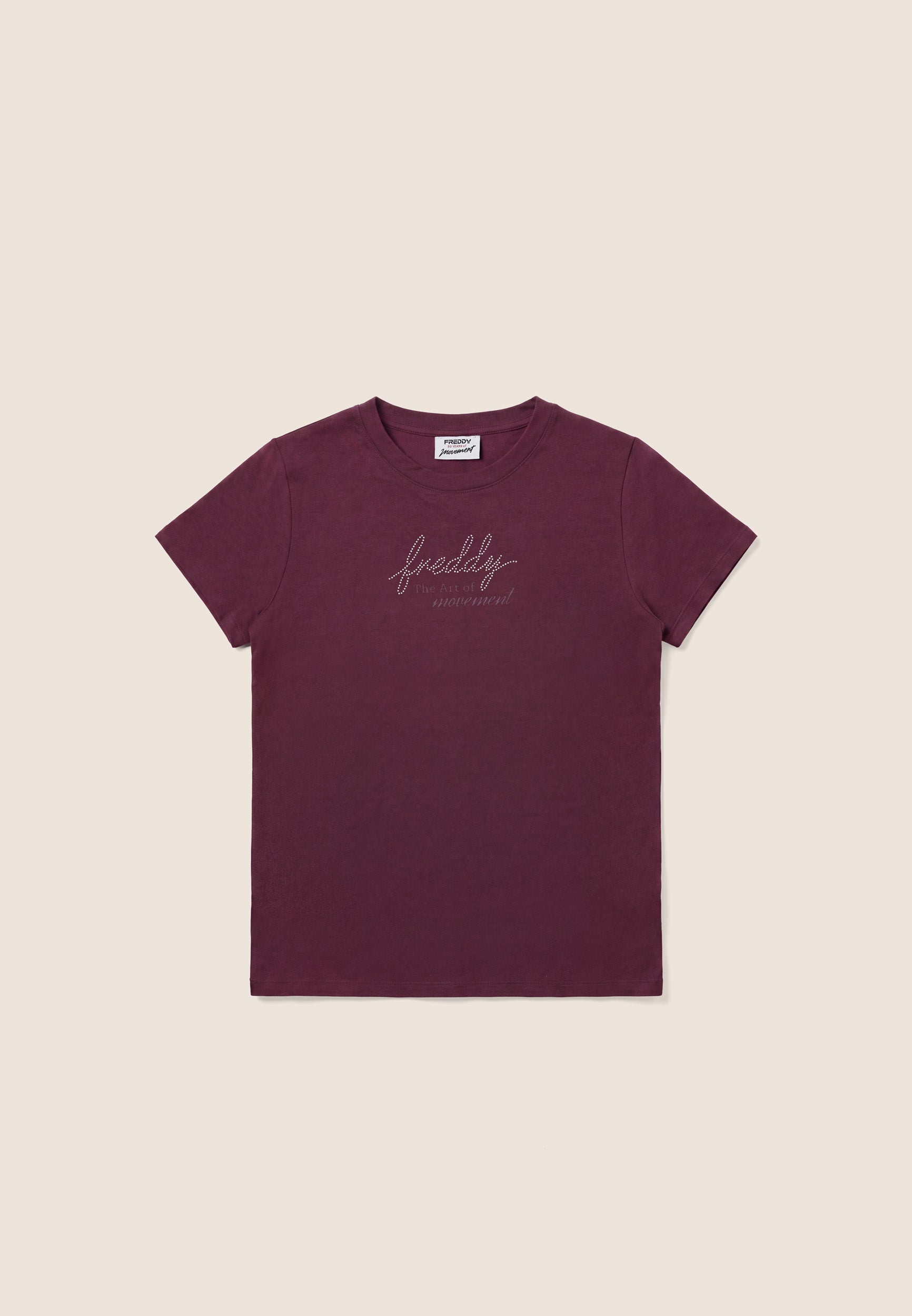 freddy-t-shirt-regular-femme-the-art-of-movement-perles-100-coton image 5