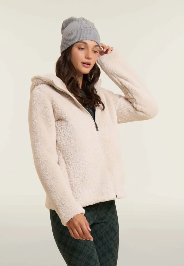 freddy-sweat-femme-en-pile-sherpa-capuche-full-zip image 1