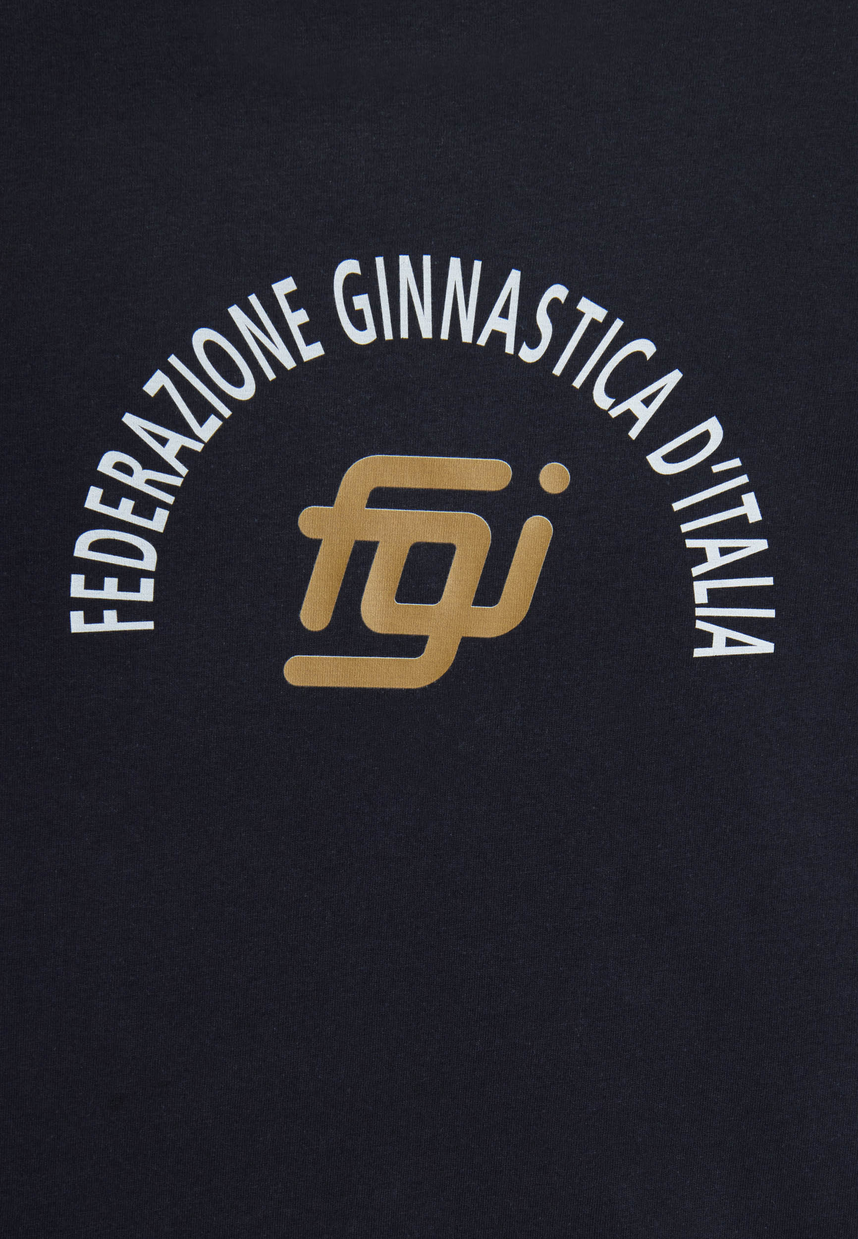 freddy-t-shirt-unisexe-fgi-logo-bicolore-gymnastique-italie image 3