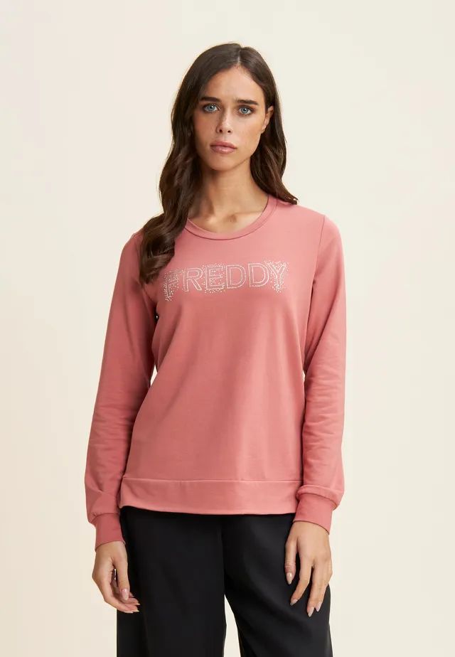 freddy-sweat-col-rond-logo-strass-french-terry-modal image 1