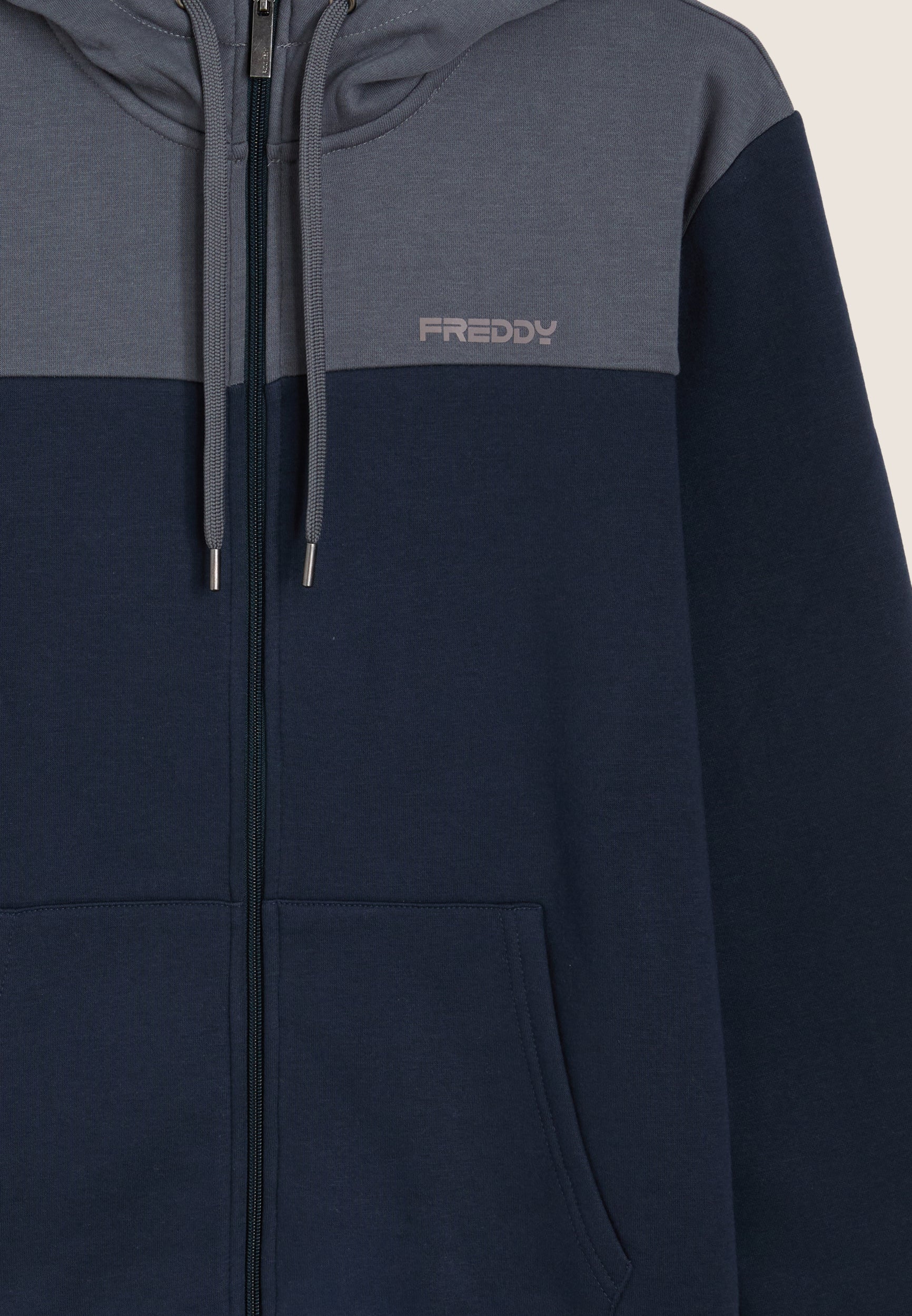 freddy-surv-tement-homme-colour-block-capuche-full-zip image 3