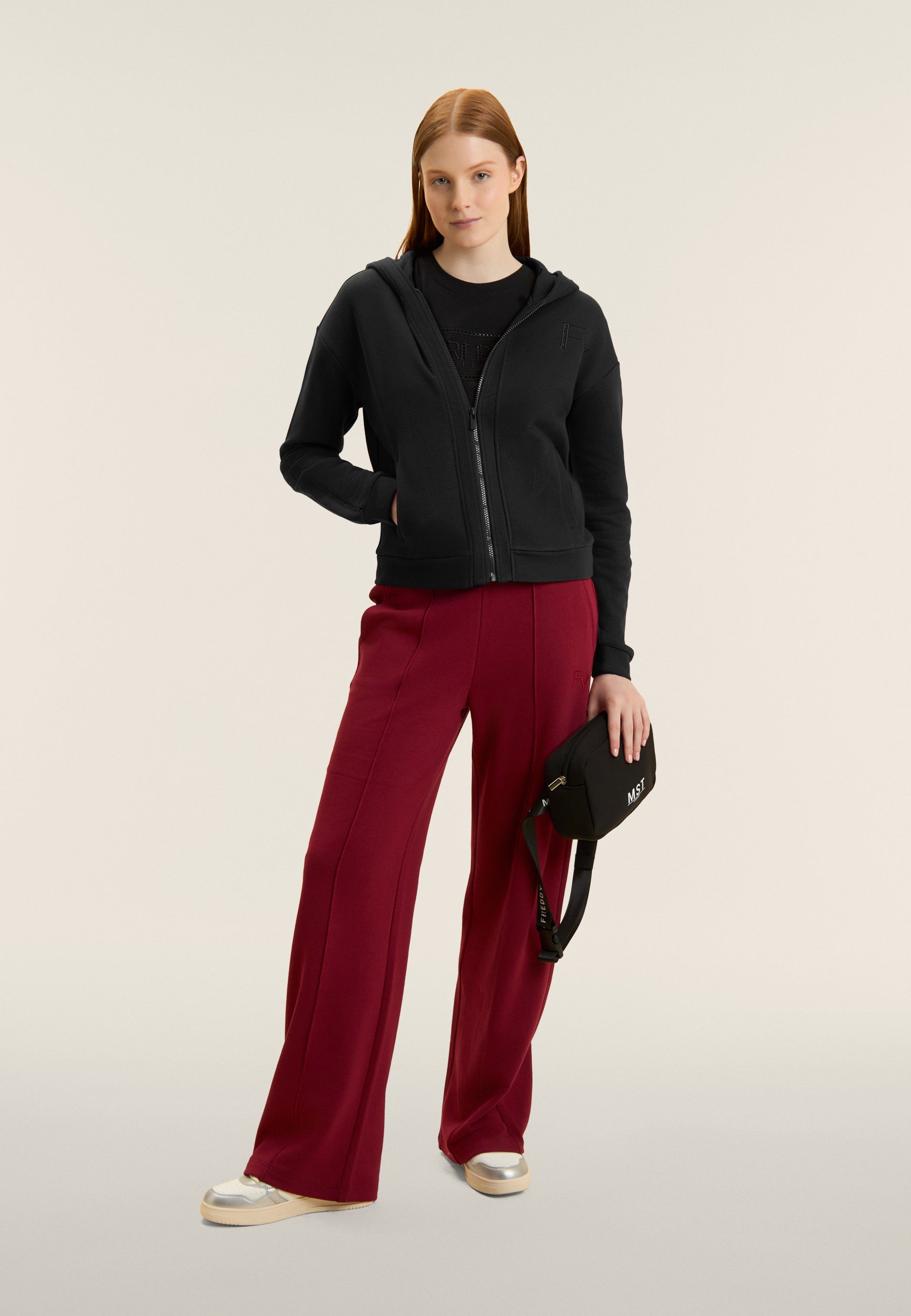 freddy-sweat-femme-capuche-full-zip-french-terry image 5