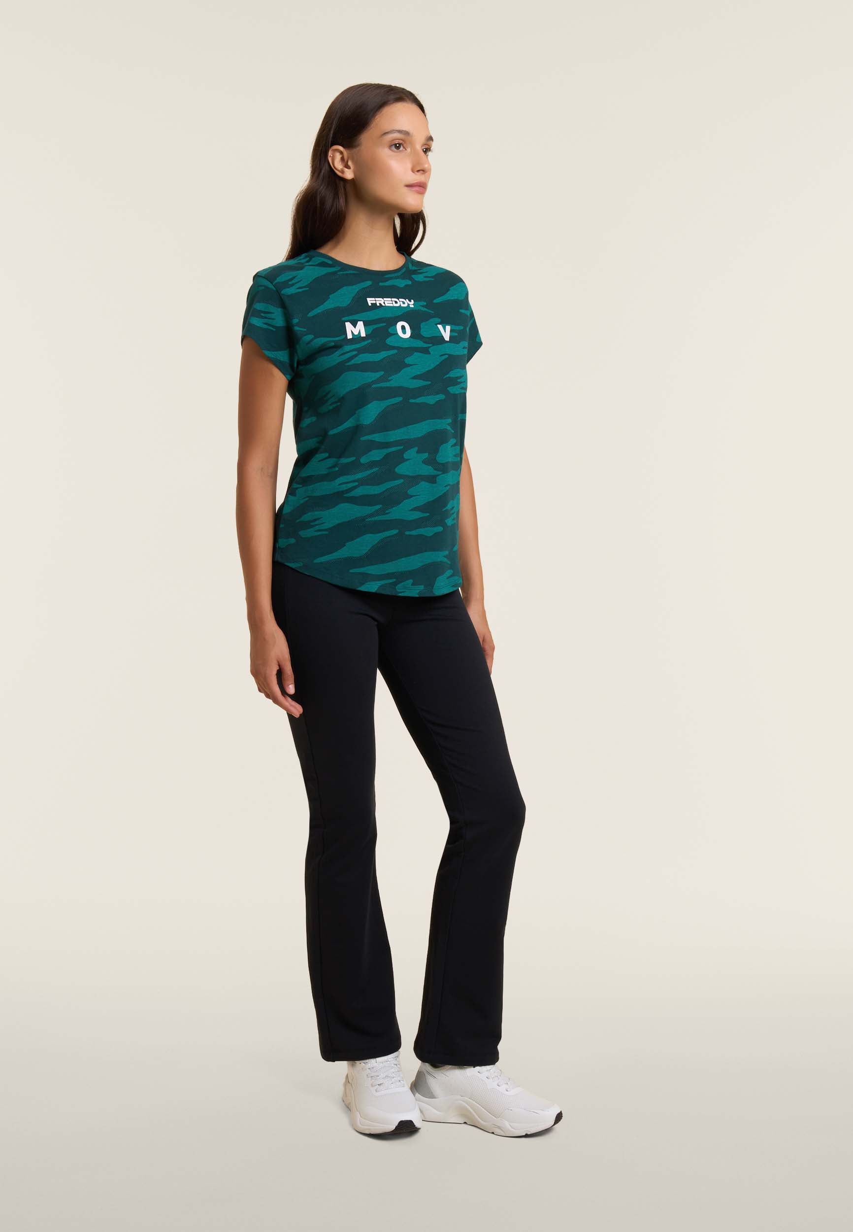 freddy-t-shirt-camouflage-manches-ailettes image 2
