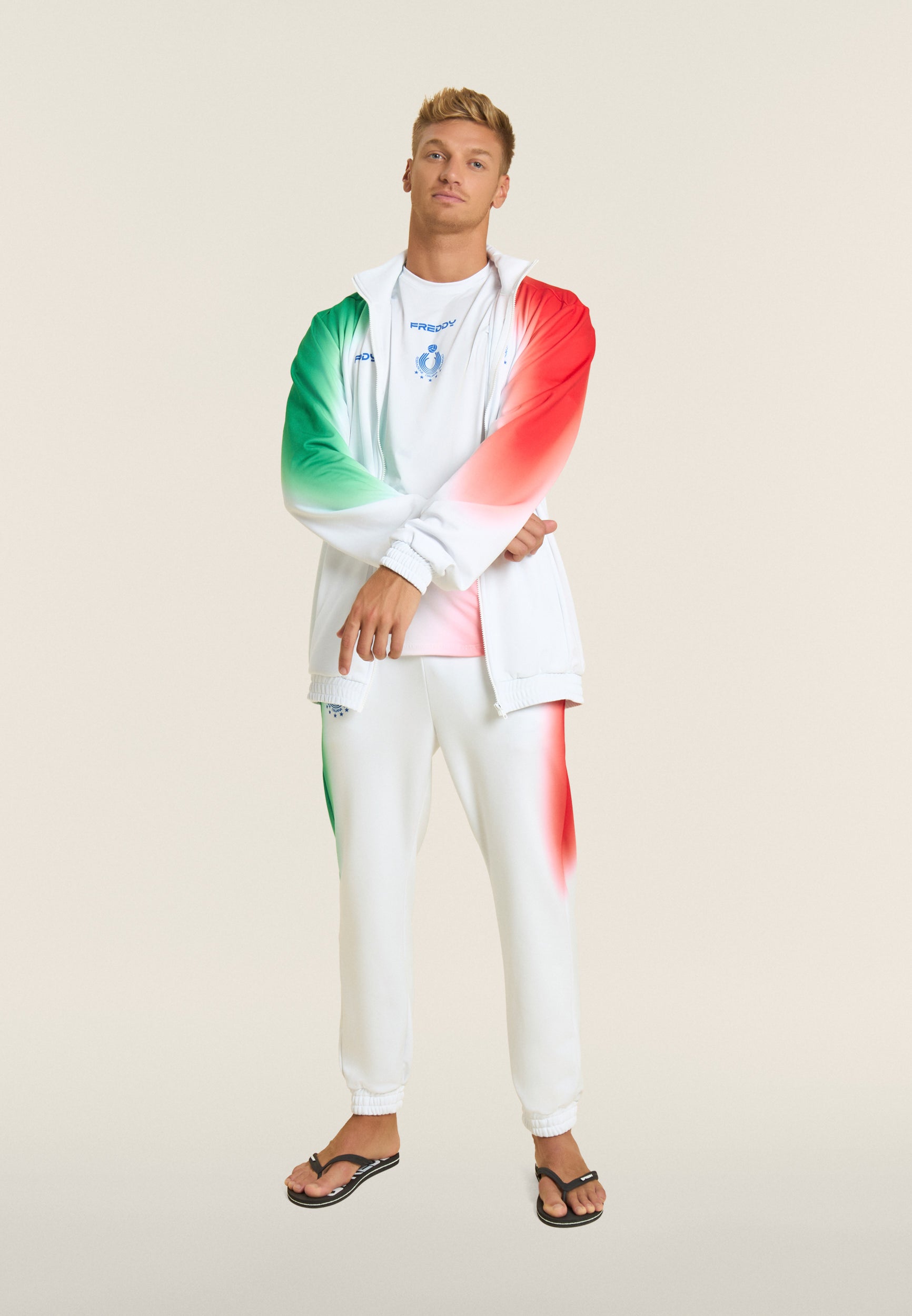 freddy-sweat-homme-beach-volley-italie-2025-26-full-zip image 2