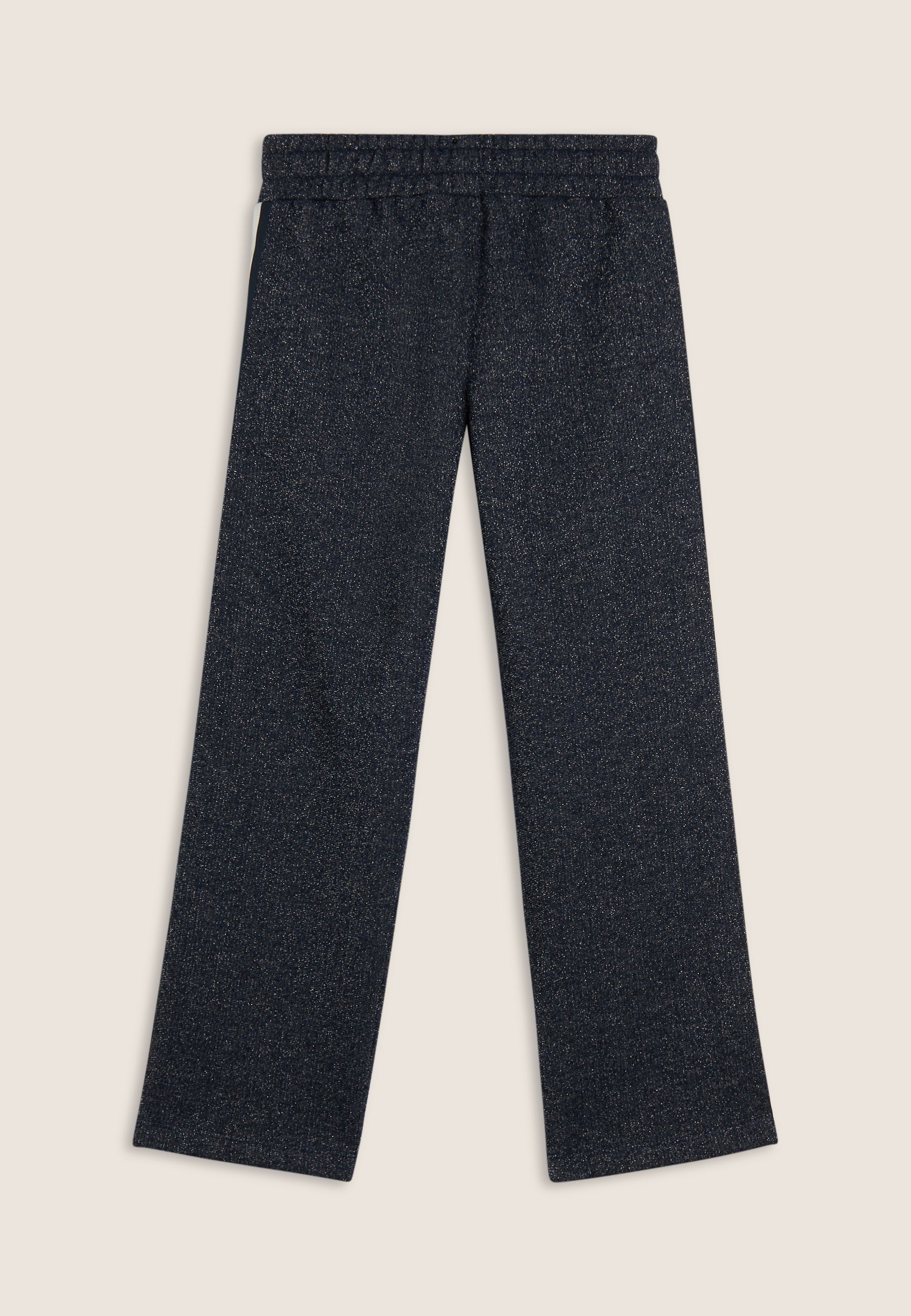 freddy-pantalon-fille-coton-lurex-jambe-droite-logo-argent image 5