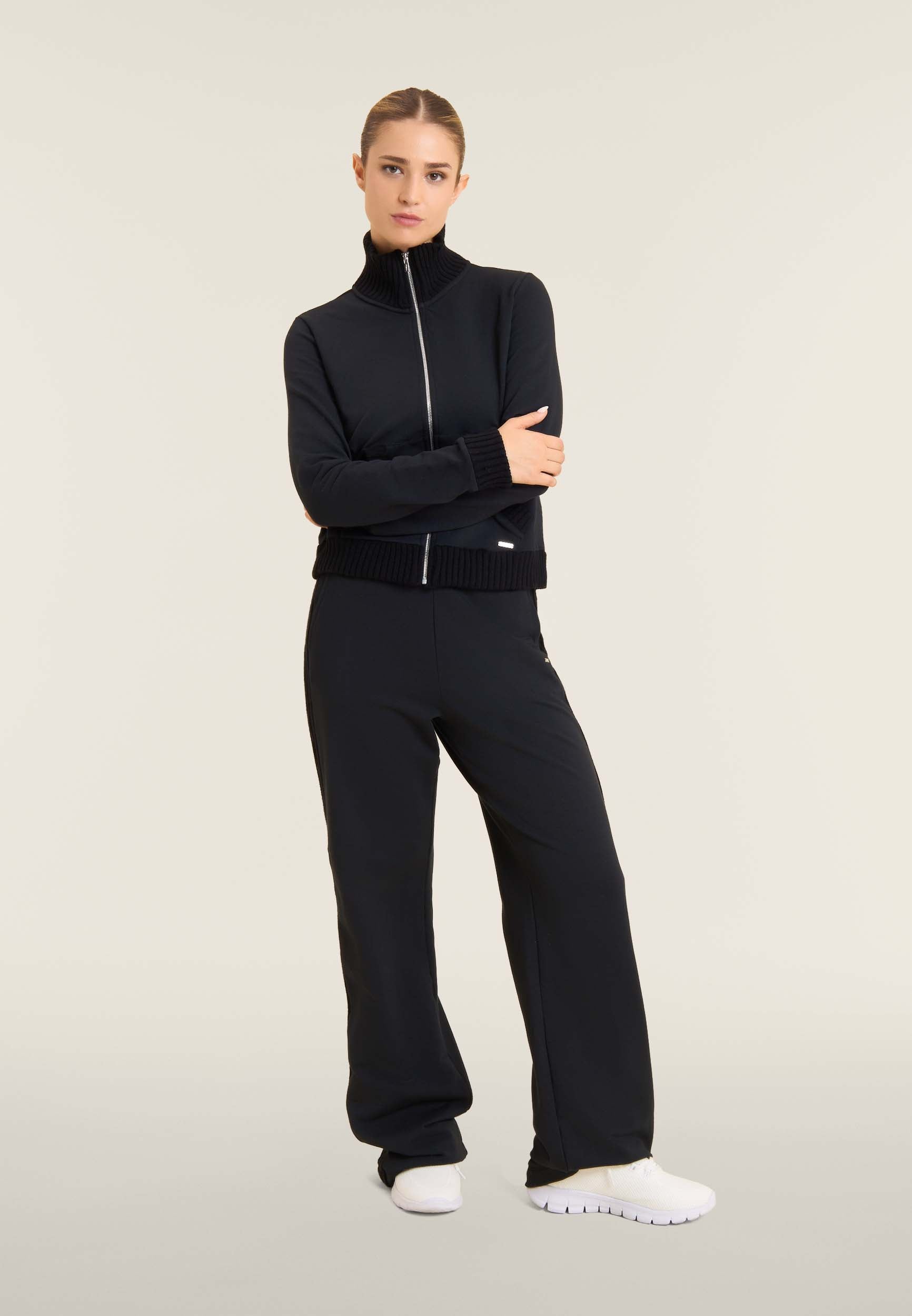 freddy-sweat-femme-slim-zipp-col-haut-tricot image 2