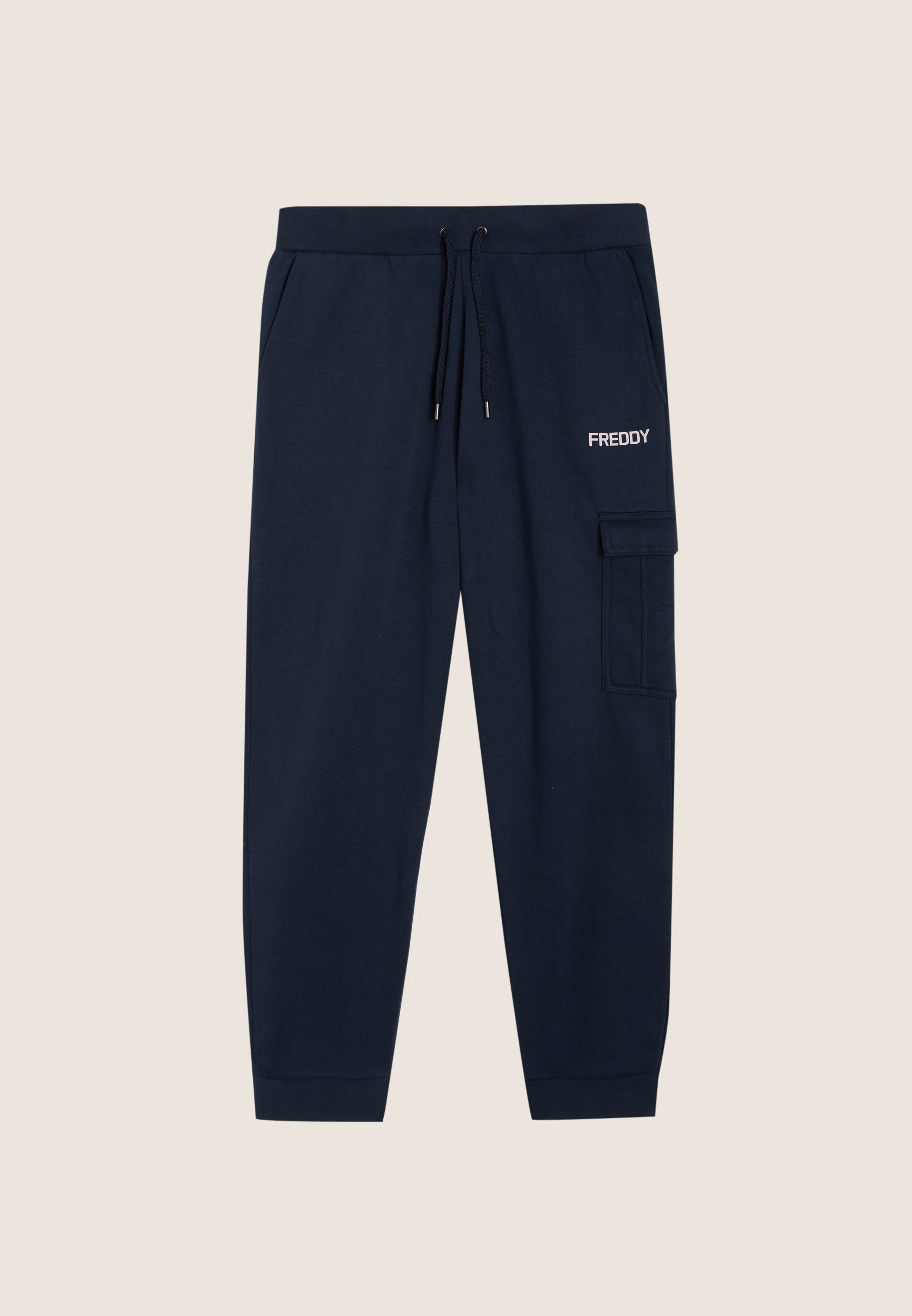 freddy-pantalon-cargo-pantalon-jogging-cargo-en-molleton-avec-poche-cuisse image 8