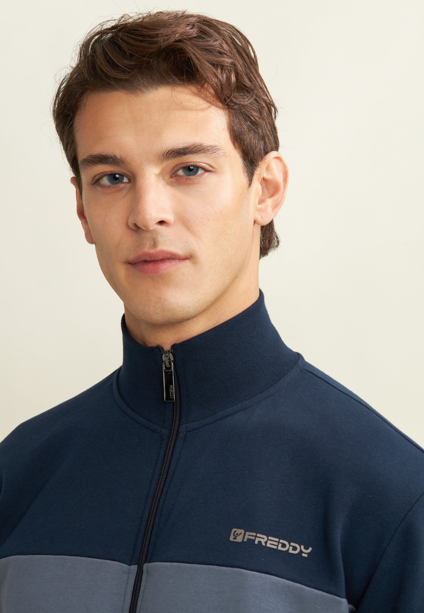 freddy-sweat-full-zip-homme-bande-contrast-e-coton image 4