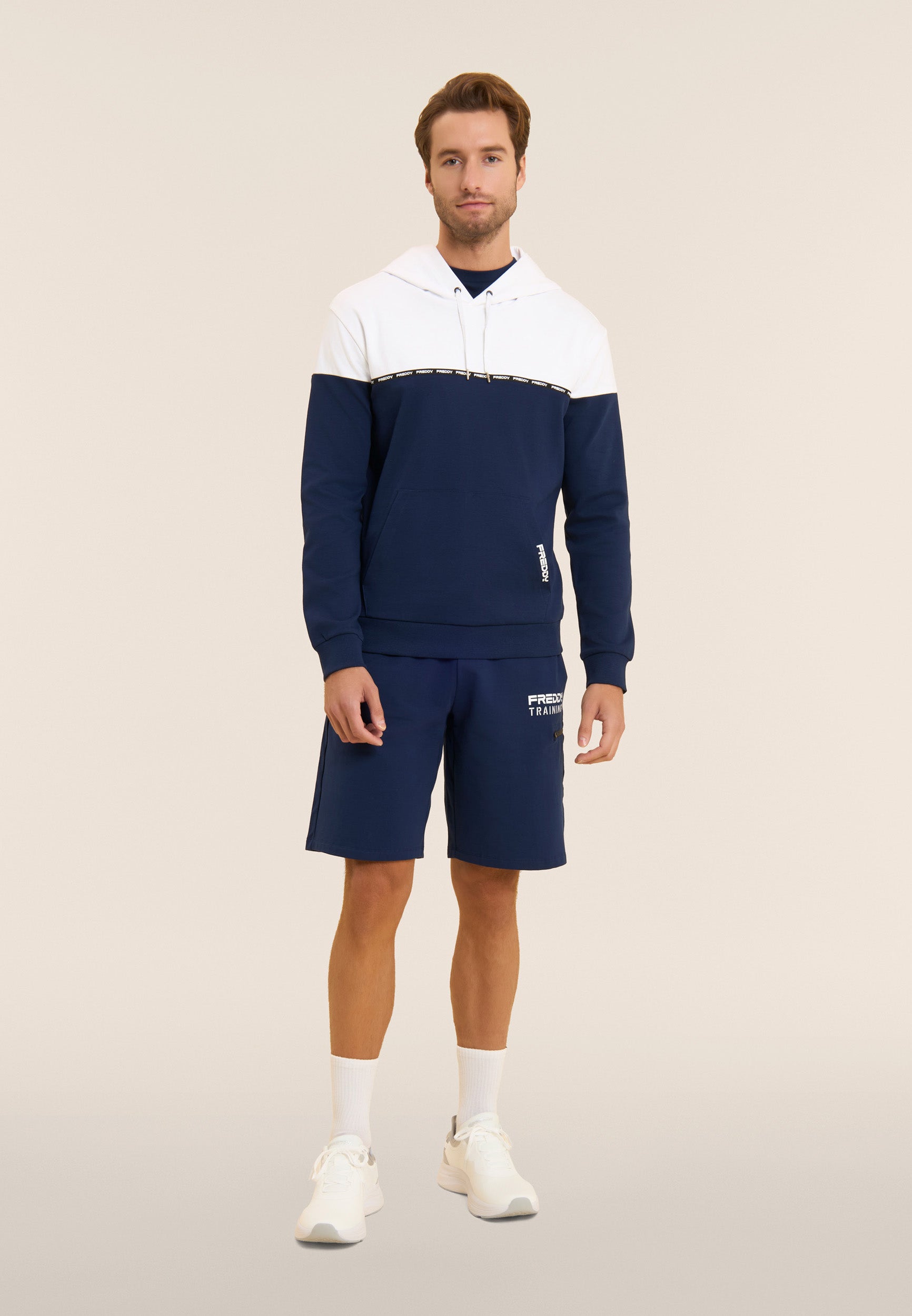 freddy-sweat-capuche-colour-block-100-coton-interlock image 5