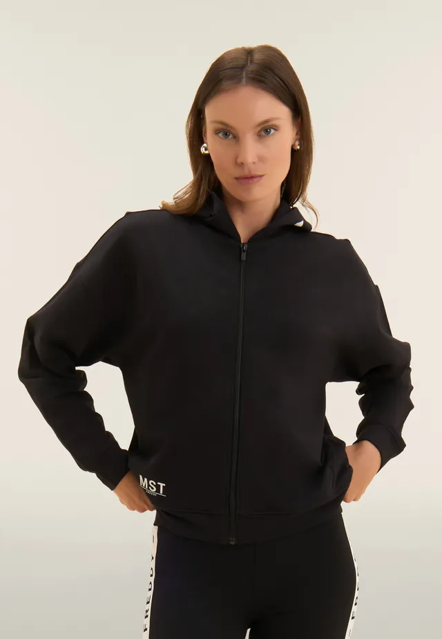 freddy-sweat-cropped-capuche-zip-imprim-mst image 1