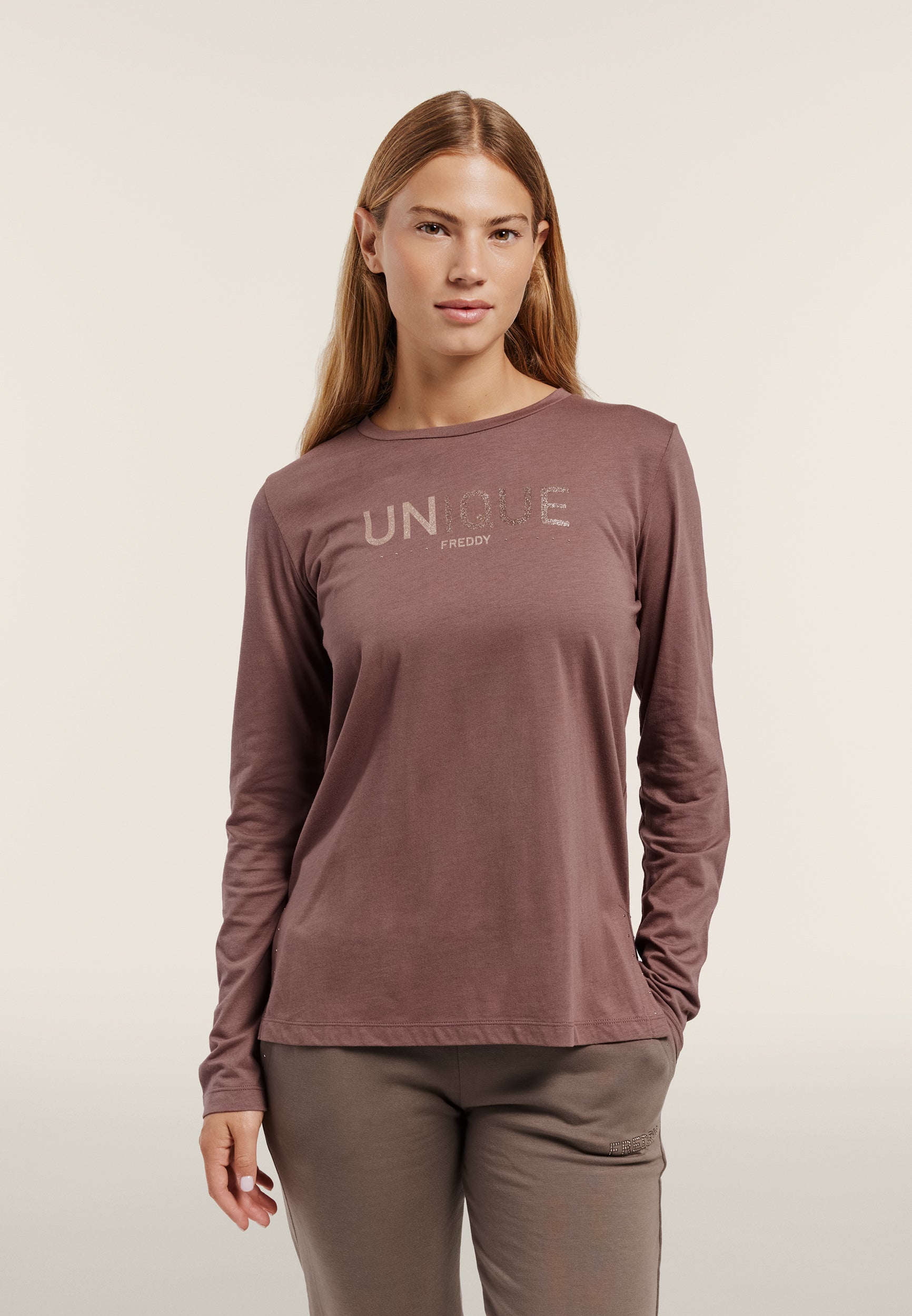 freddy-unique-t-shirt-manches-longues-femme image 1