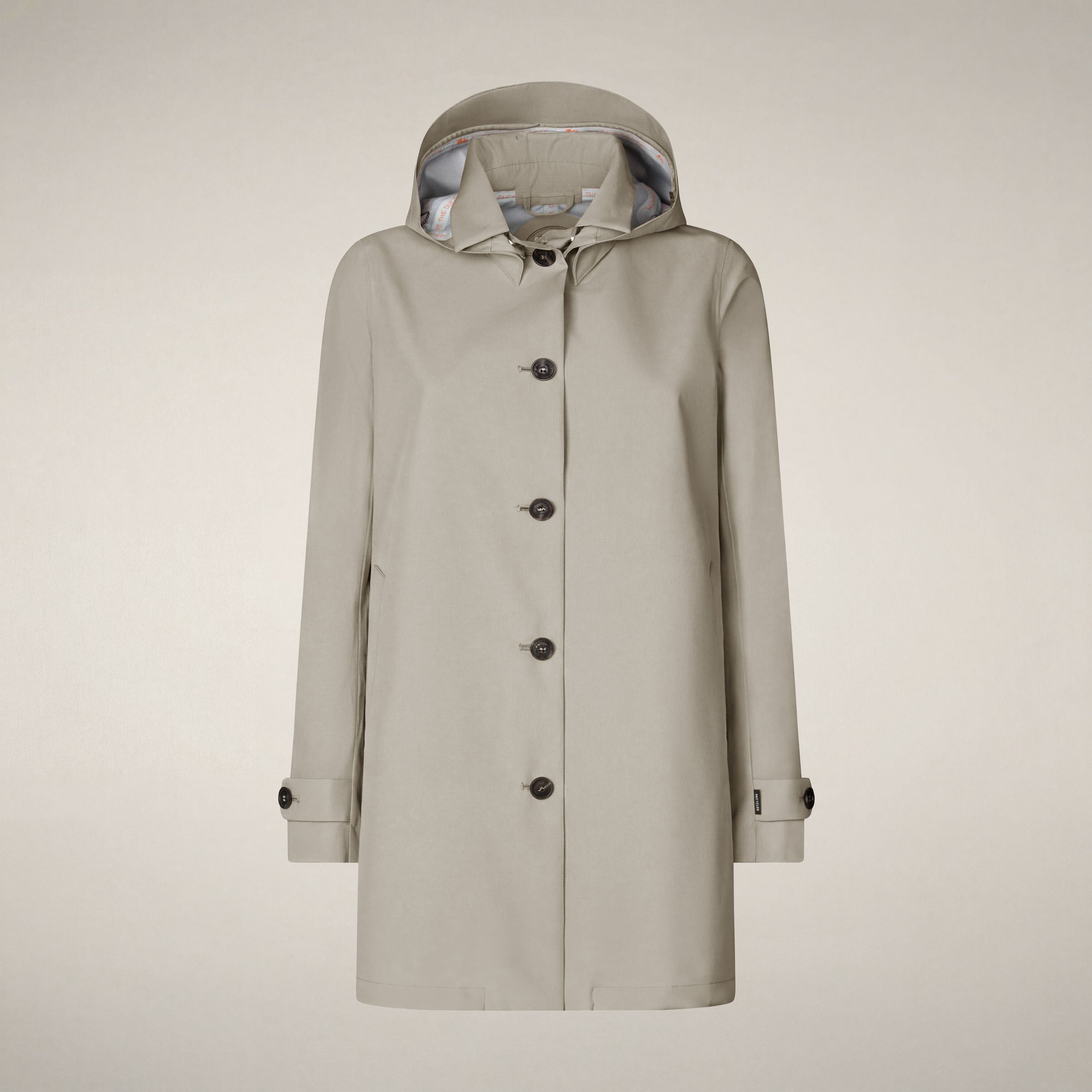 save-the-duck-april-imperm-able-femme-beige-clair image 3