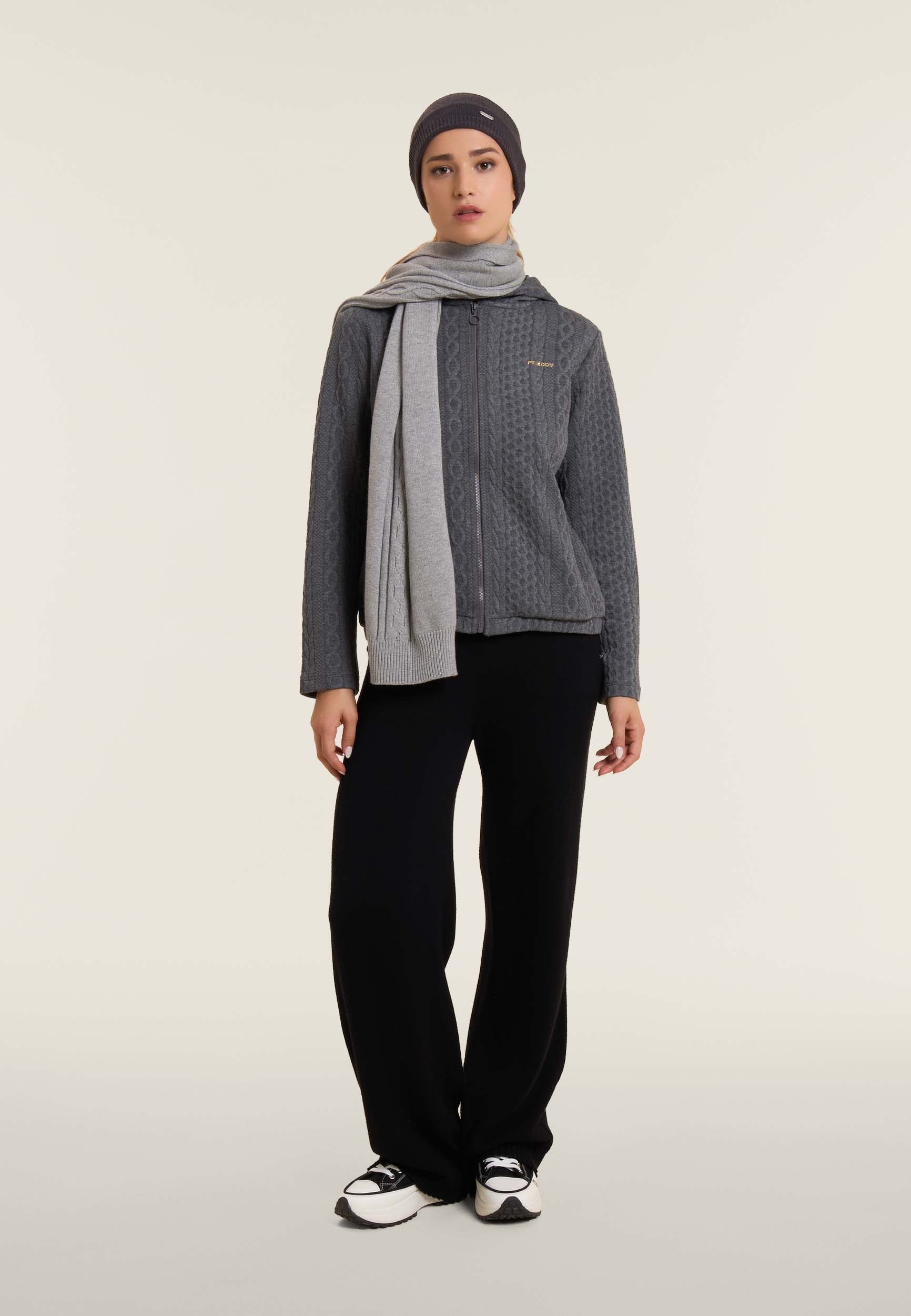 freddy-charpe-tricot-torsade-centrale-154-cm image 2