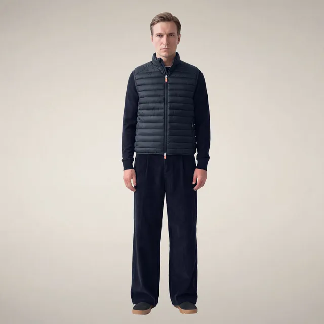 save-the-duck-adam-gilet-matelass-homme-gris-noir image 1