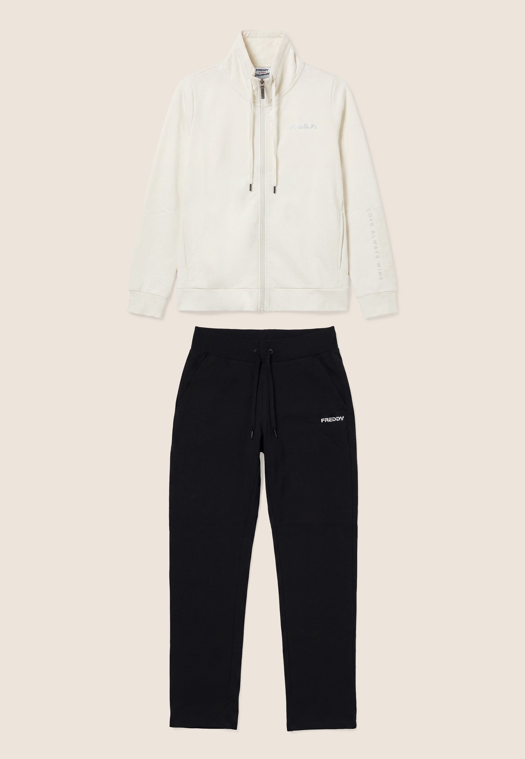 freddy-ensemble-surv-tement-femme-full-zip-col-haut-logo-brod image 4
