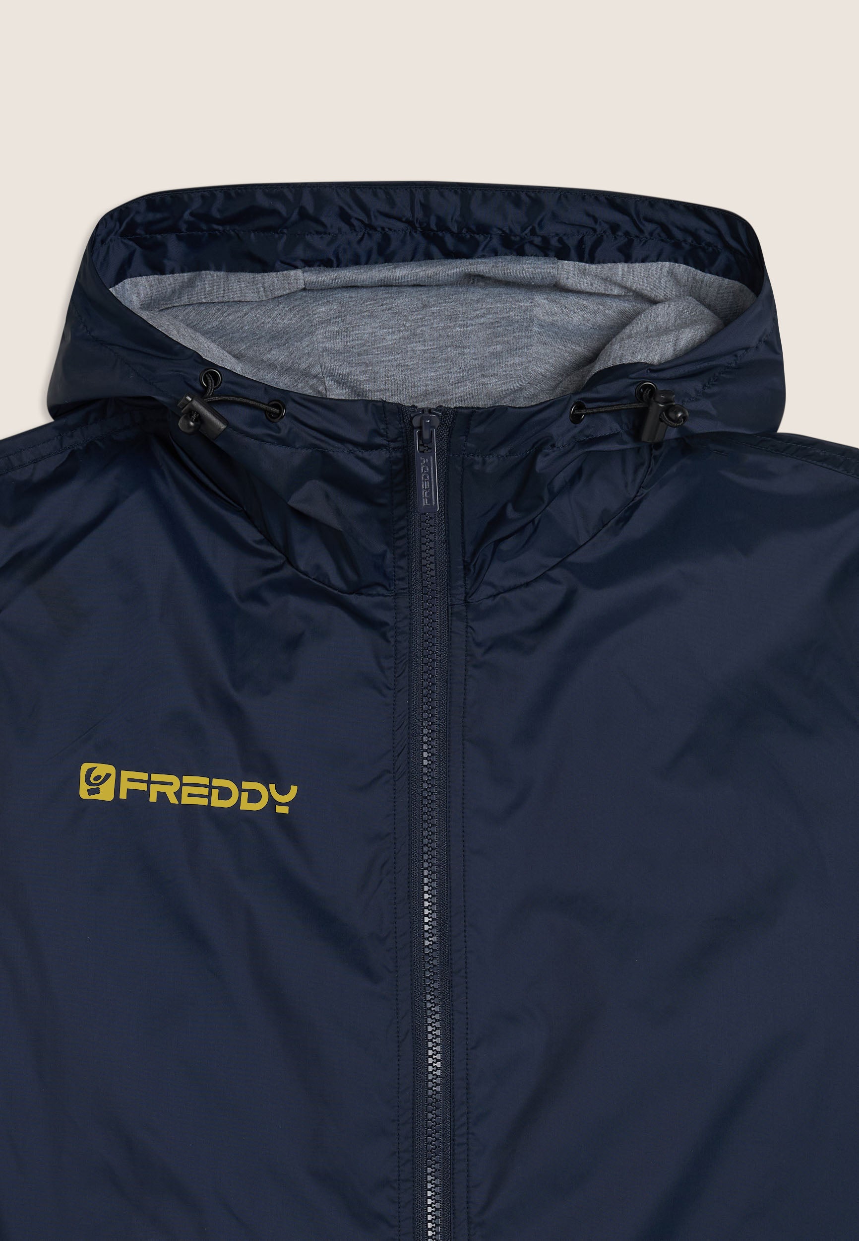 freddy-veste-imperm-able-unisexe-capuche-zip-logo-dor image 3