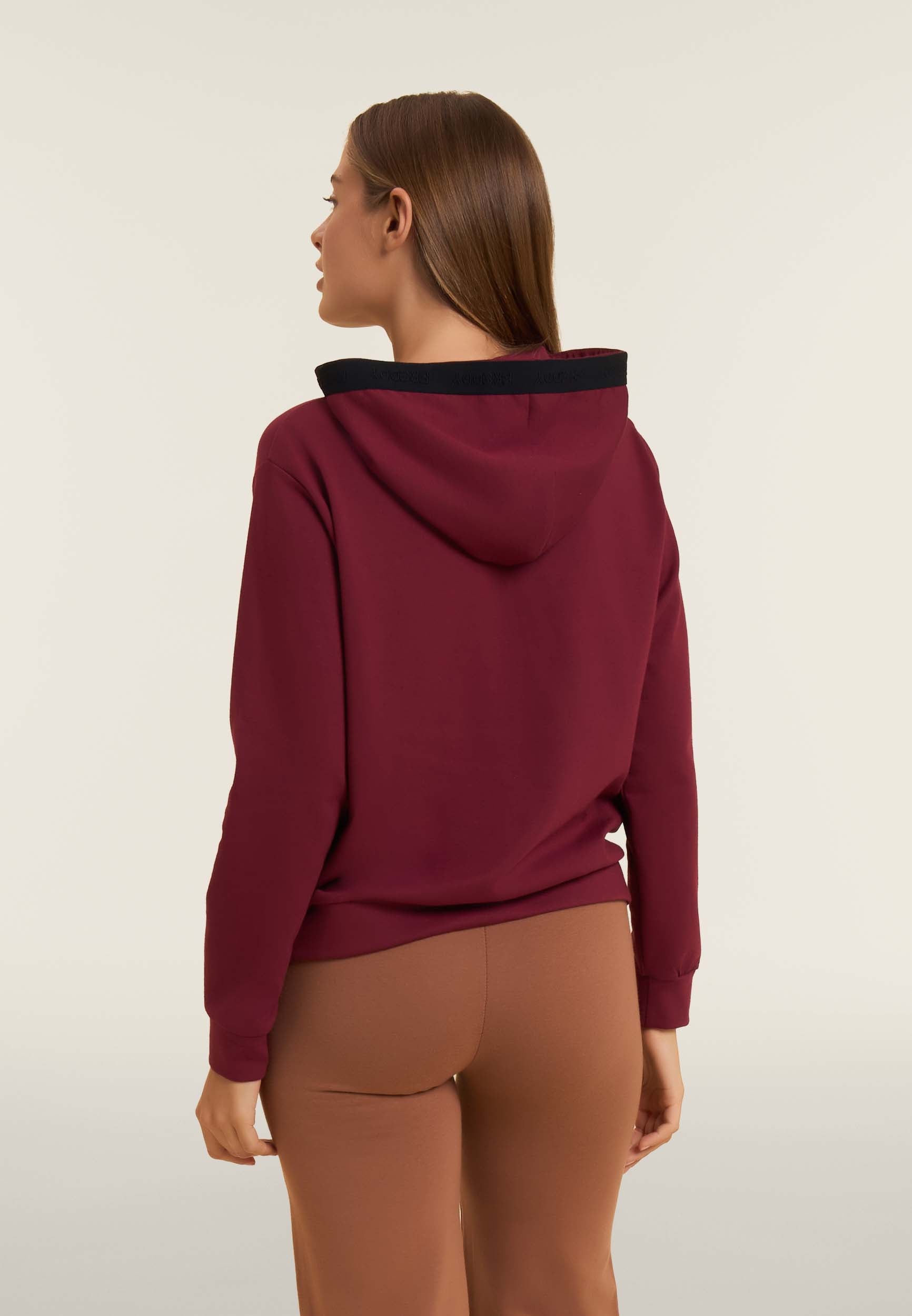 freddy-felpa-donna-sweat-zipp-capuche-femme-logot image 3