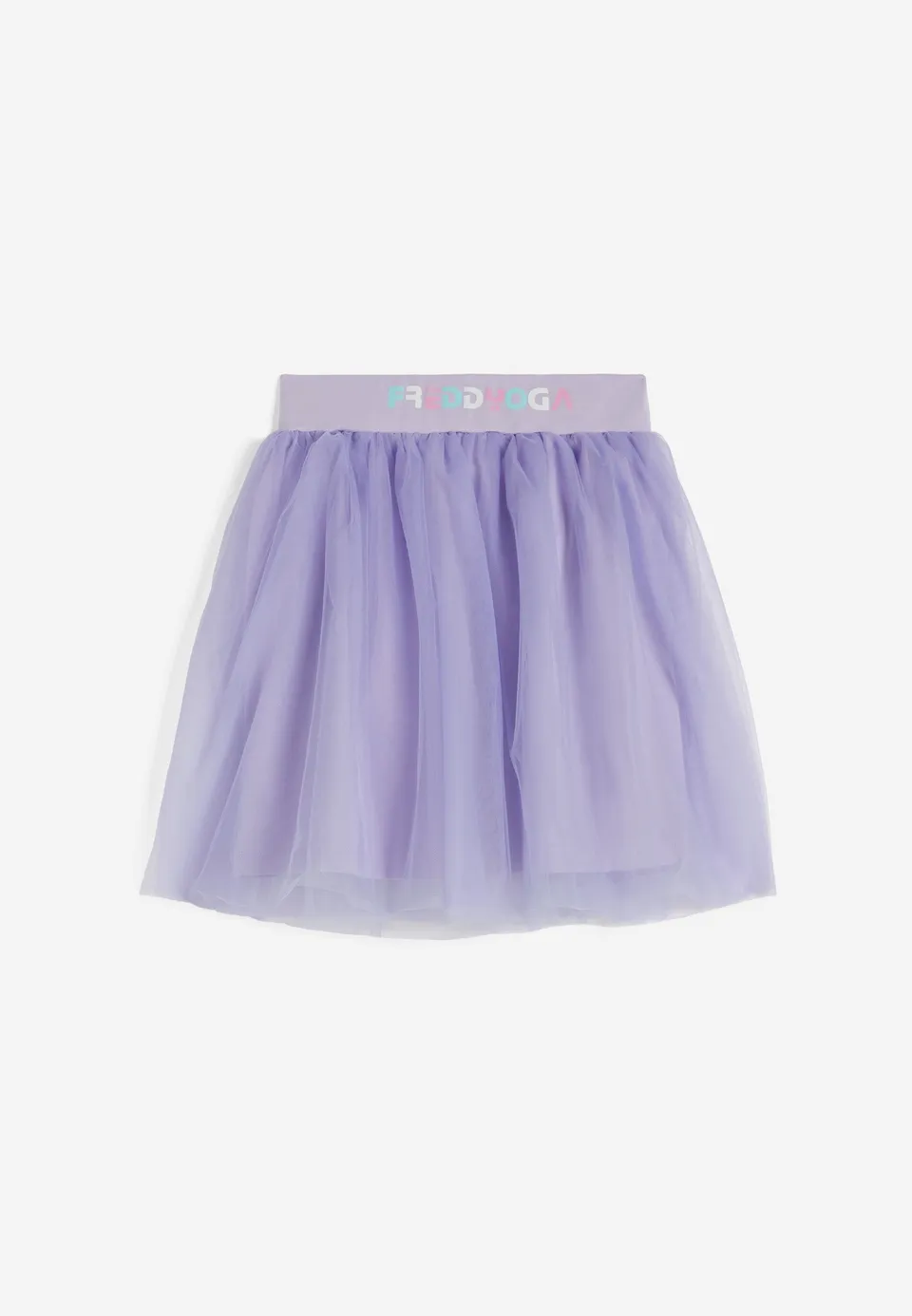 freddy-jupe-fille-regular-coton-stretch-volant-tulle-pastel image 1