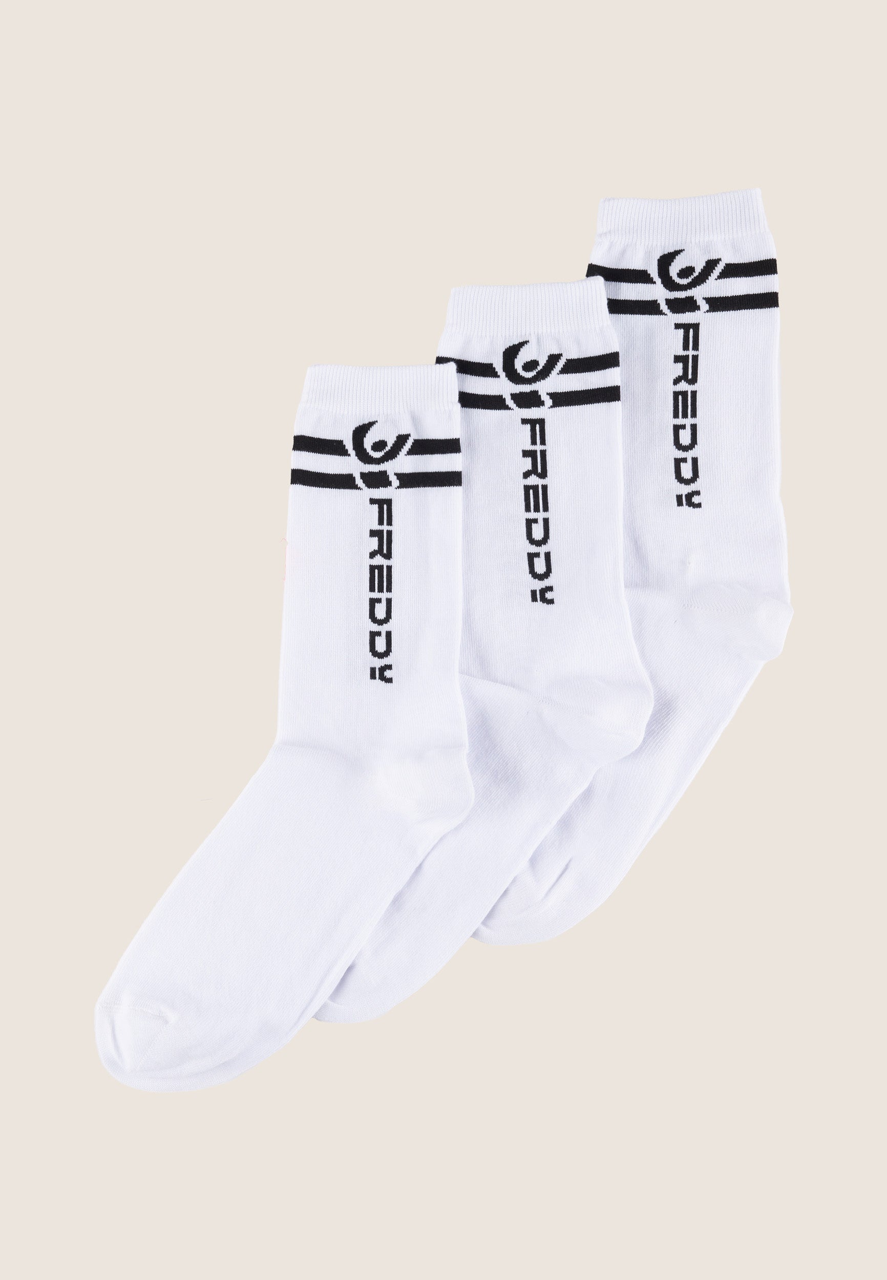 freddy-chaussettes-mi-hautes-logo-pack-3-paires-unisexe image 2