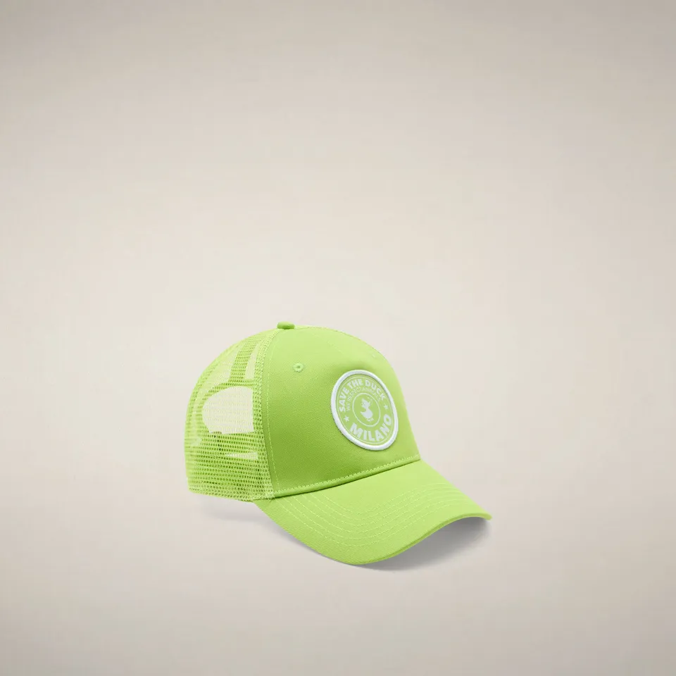save-the-duck-noa-casquette-unisexe-vert-lime-milano image 1
