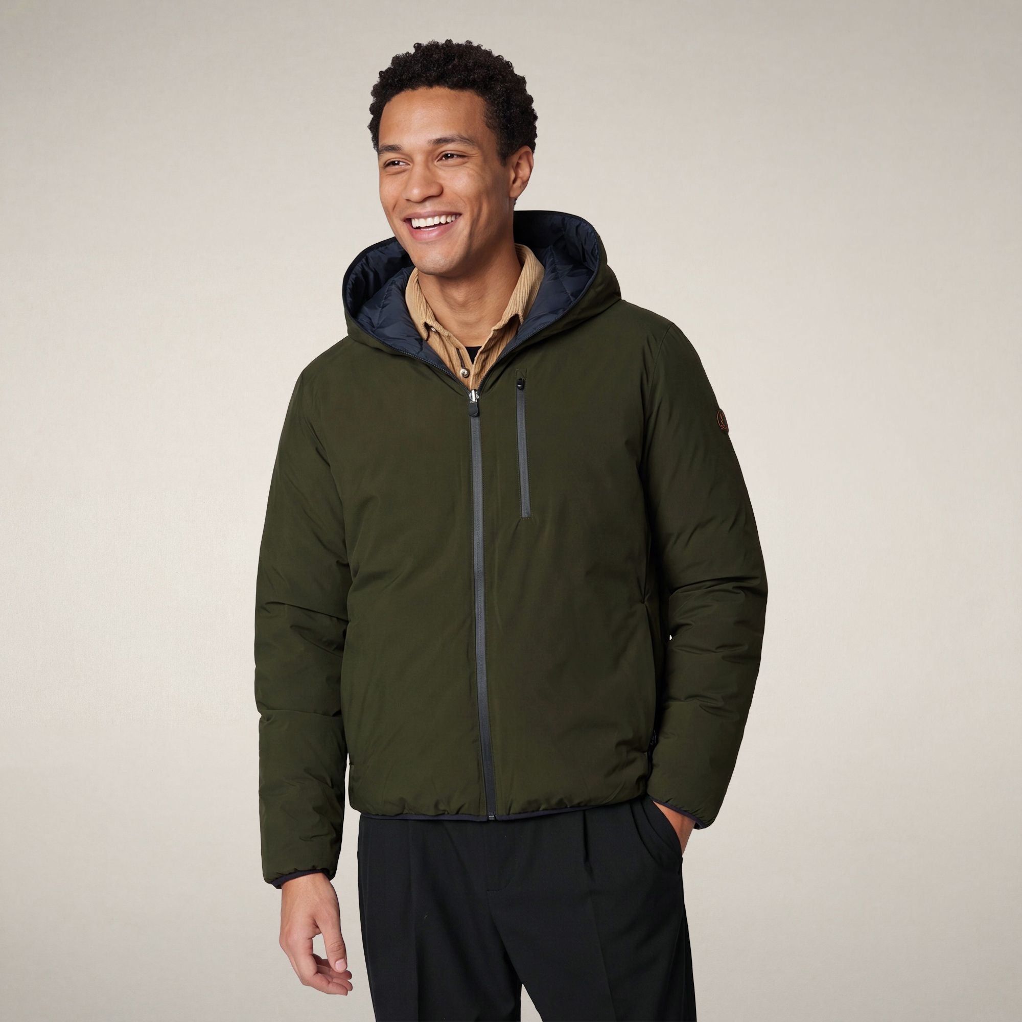 save-the-duck-ezra-doudoune-homme-r-versible-vert-terra image 5