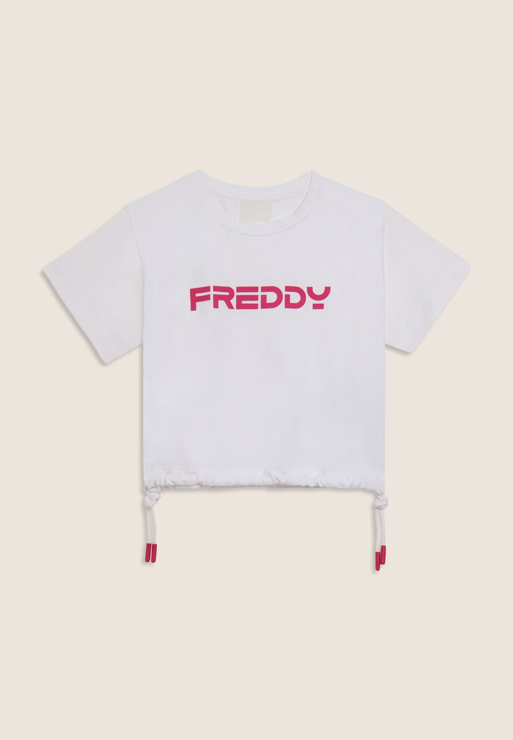 freddy-t-shirt-cropped-fille-cordon-r-glable-jersey image 5