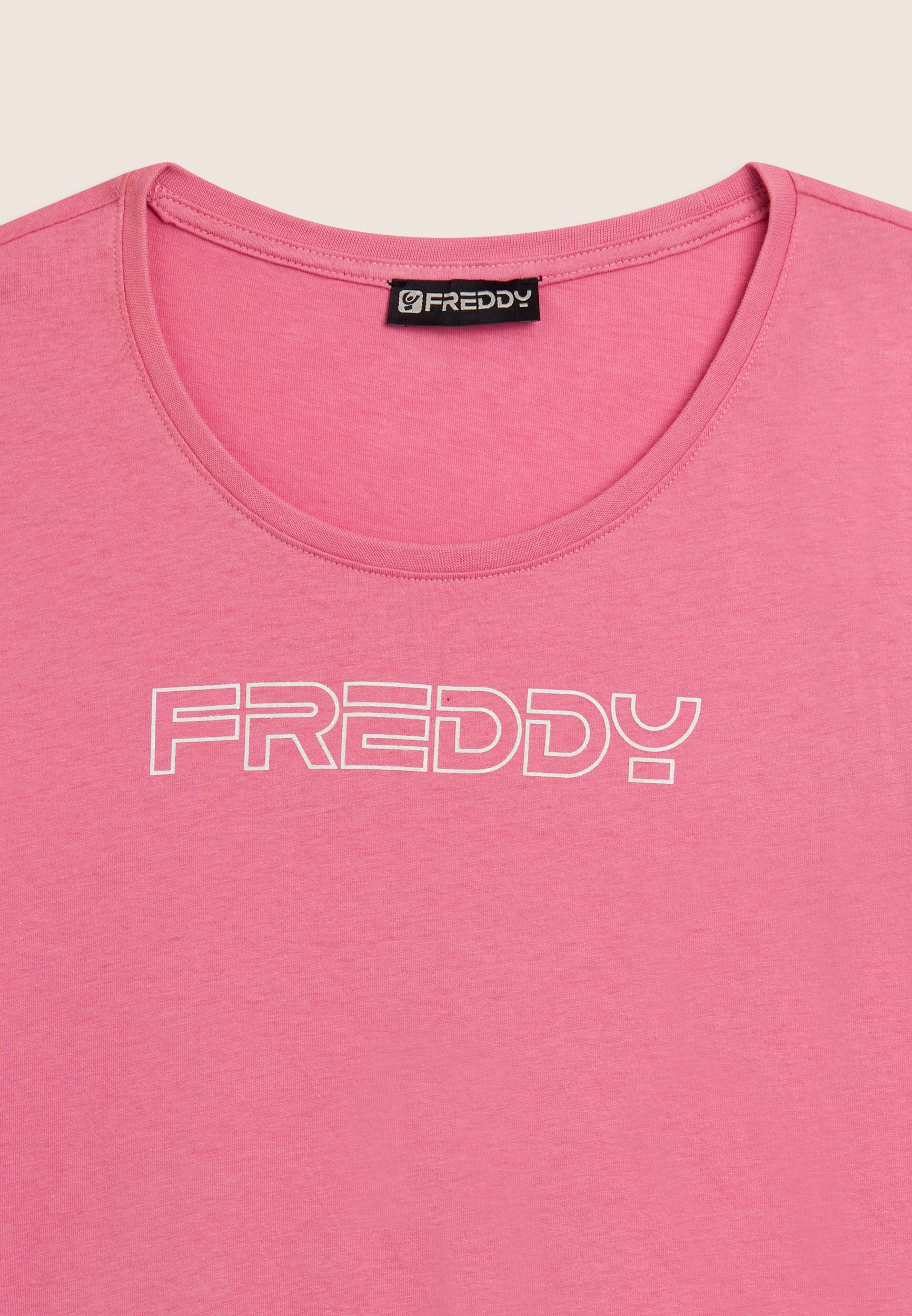 freddy-t-shirt-manches-courtes-logo-outline-glitter-100-coton image 7
