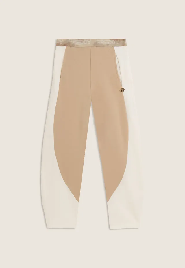 freddy-pantalon-junior-fille-barrel-fit-color-block image 1