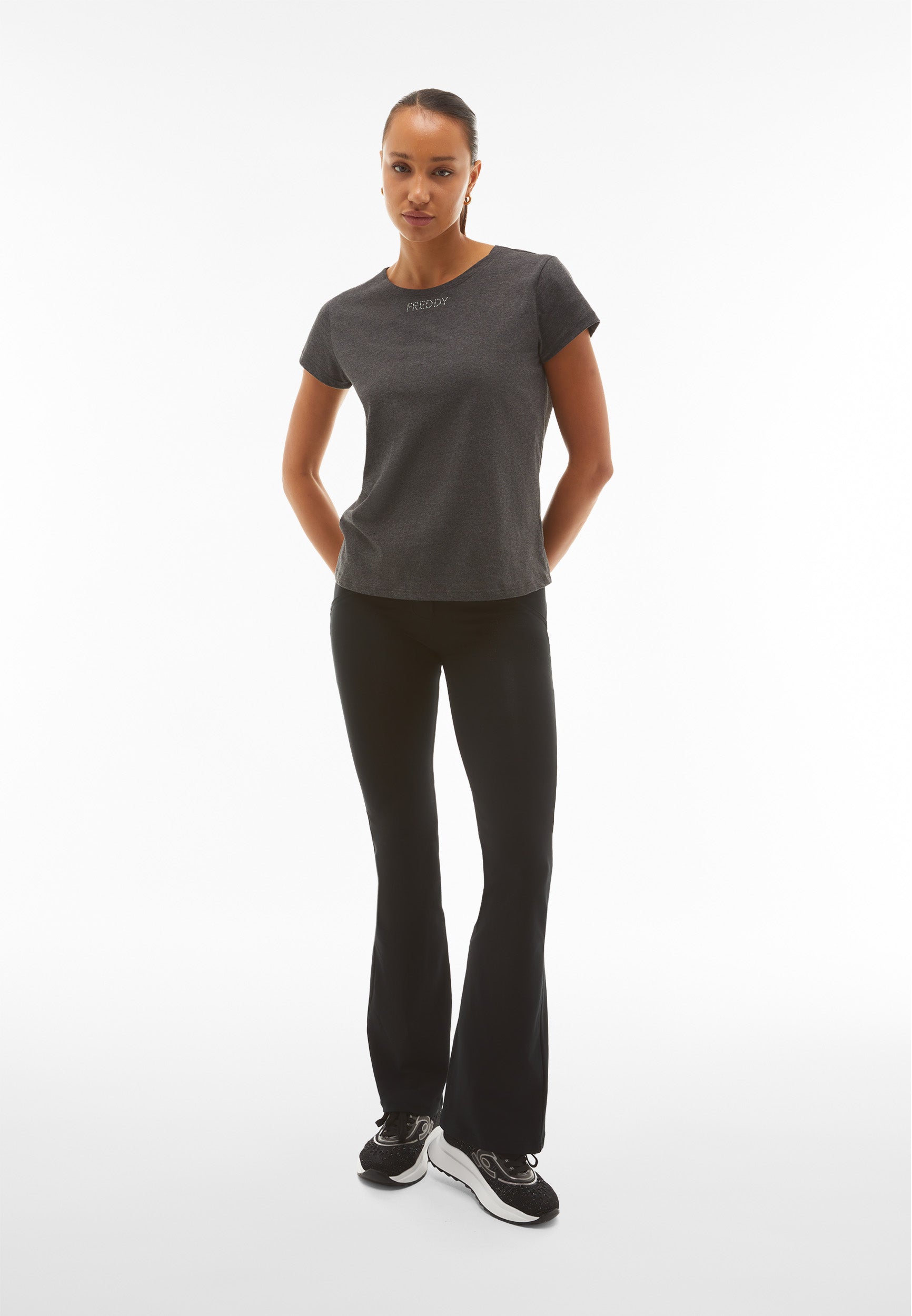 pantalon-push-up-freddy-wr-up-flare-coton-bio-taille-regular image 2
