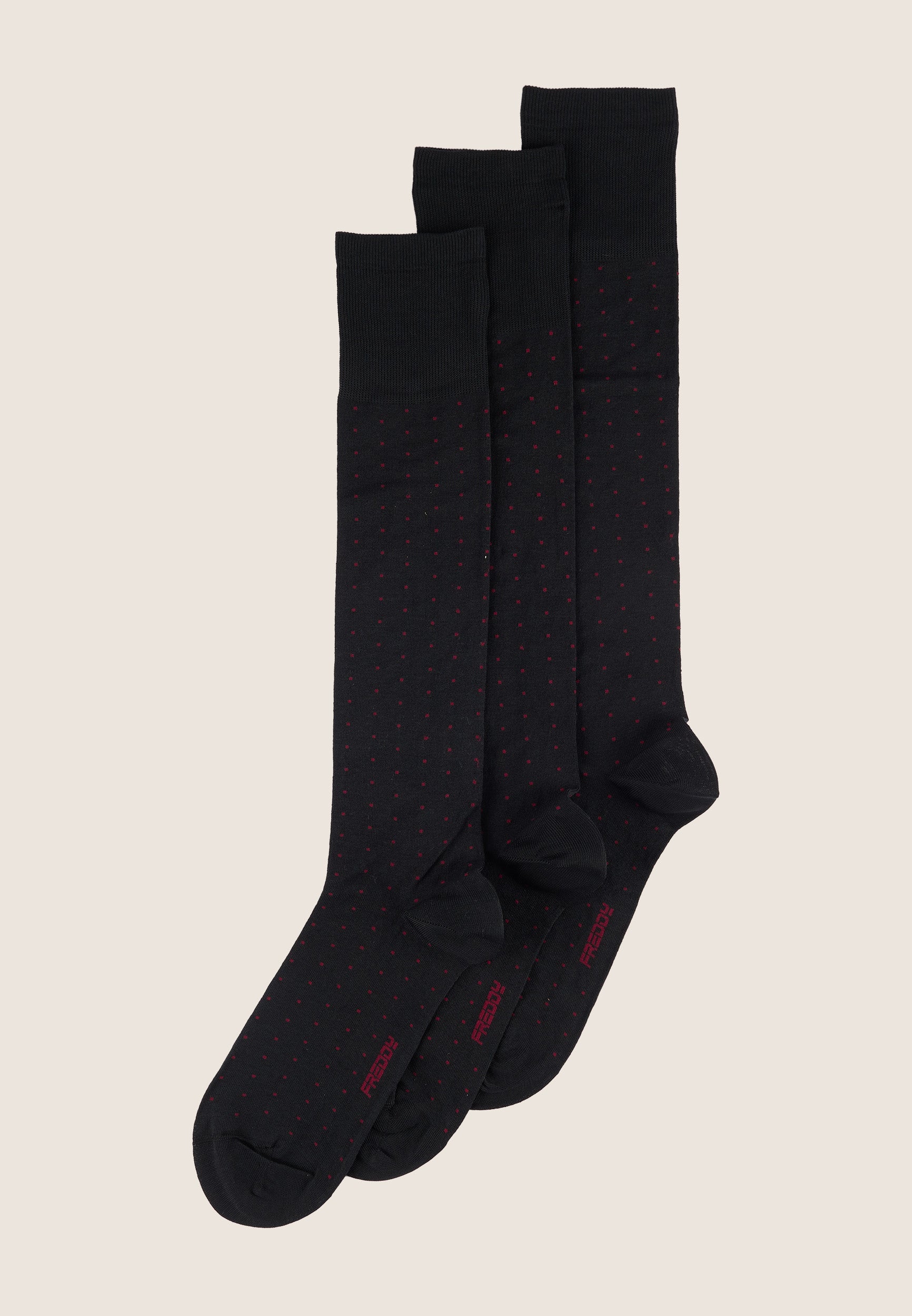 freddy-pack-3-paires-chaussettes-longues-coton-stretch image 1