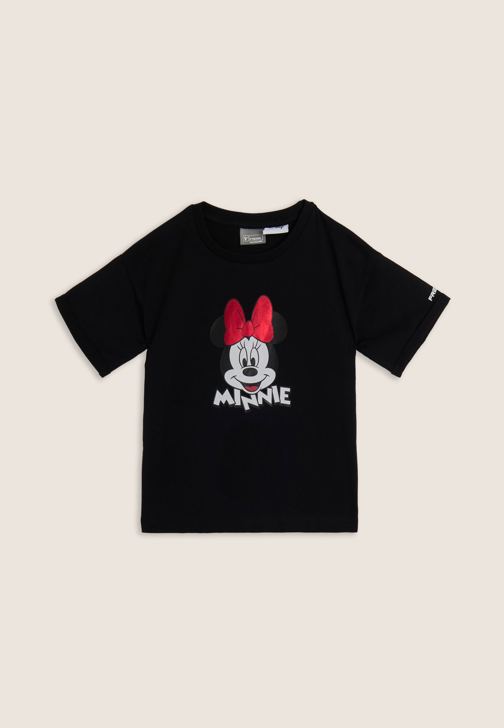 freddy-t-shirt-minnie-t-shirt-femme-coton-stretch-imprim-couleur image 1