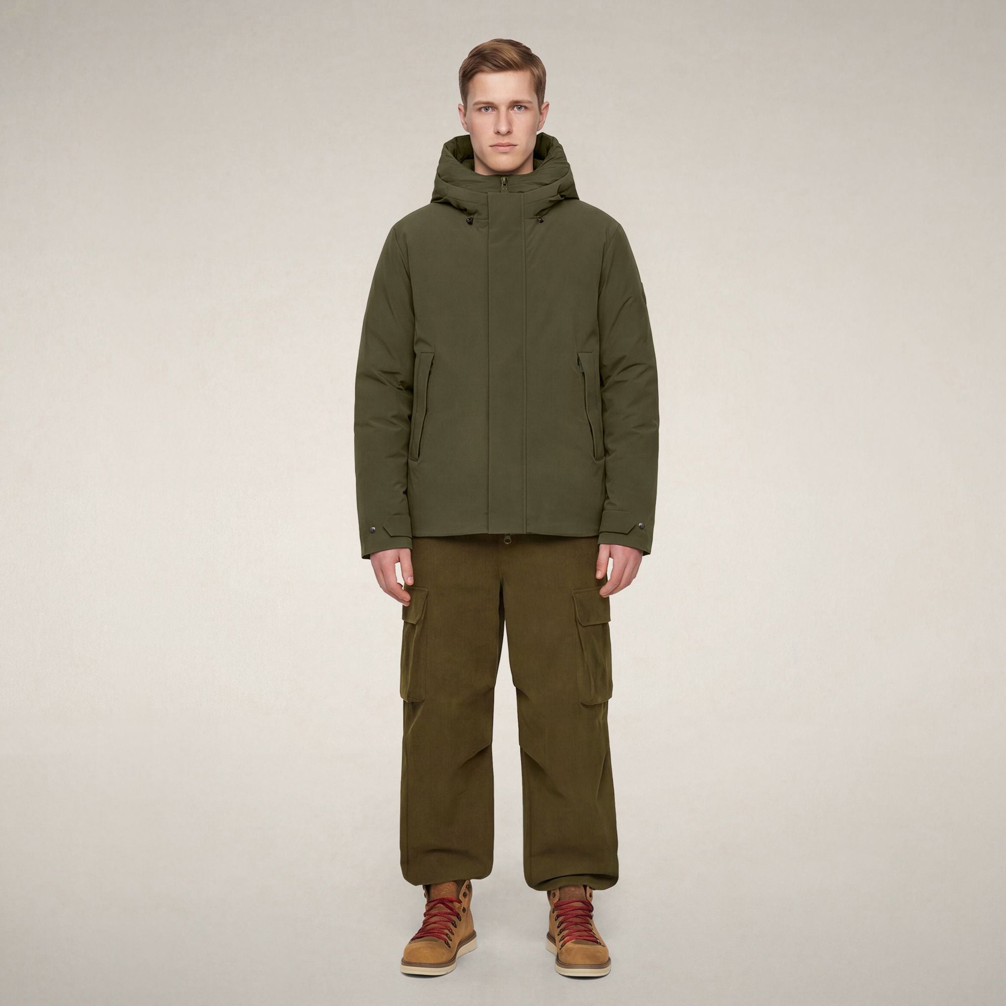 save-the-duck-stewart-veste-homme-vert-serpent image 1
