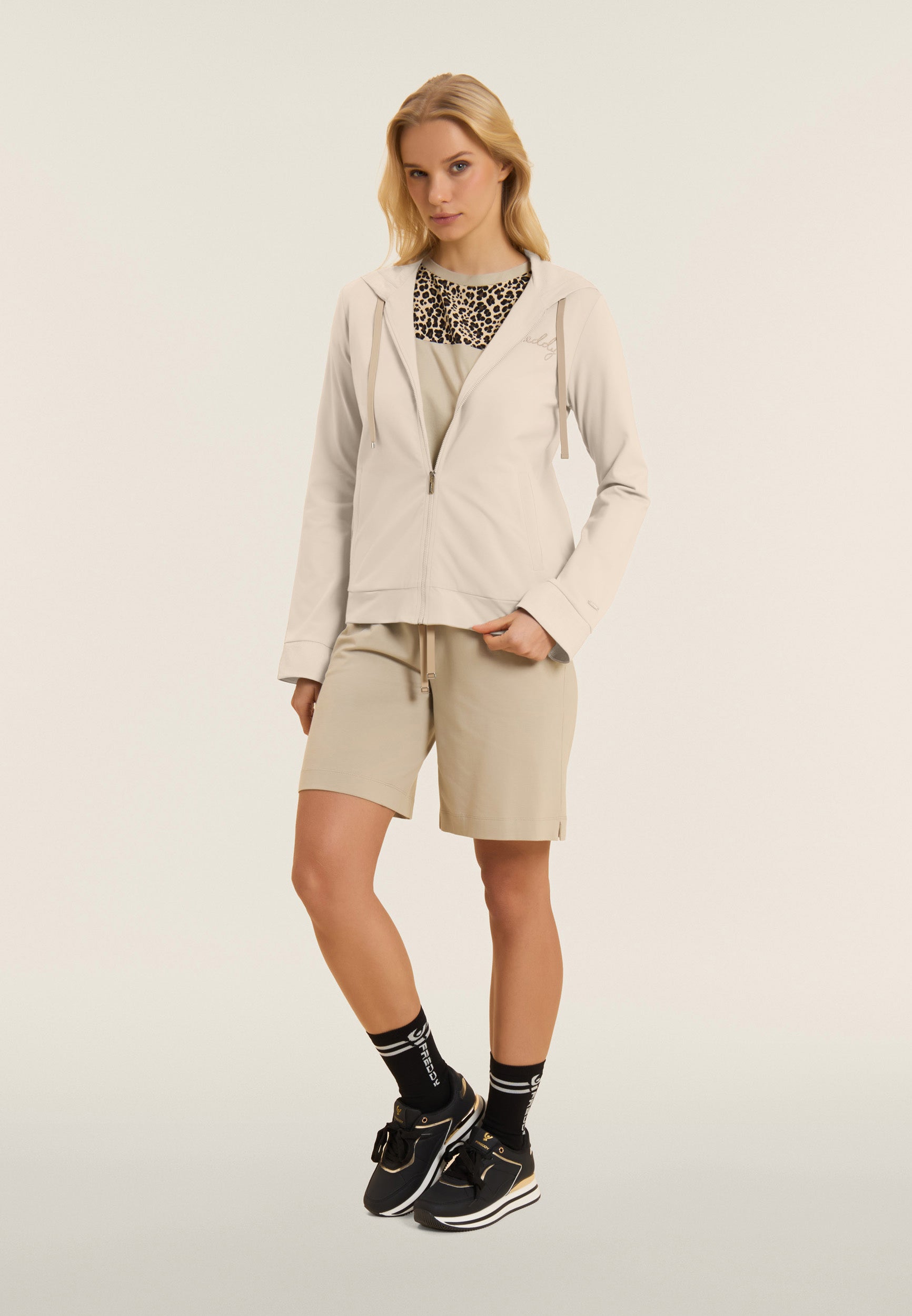 freddy-sweat-zipp-capuche-crinkle-heavy-jersey-femme image 2