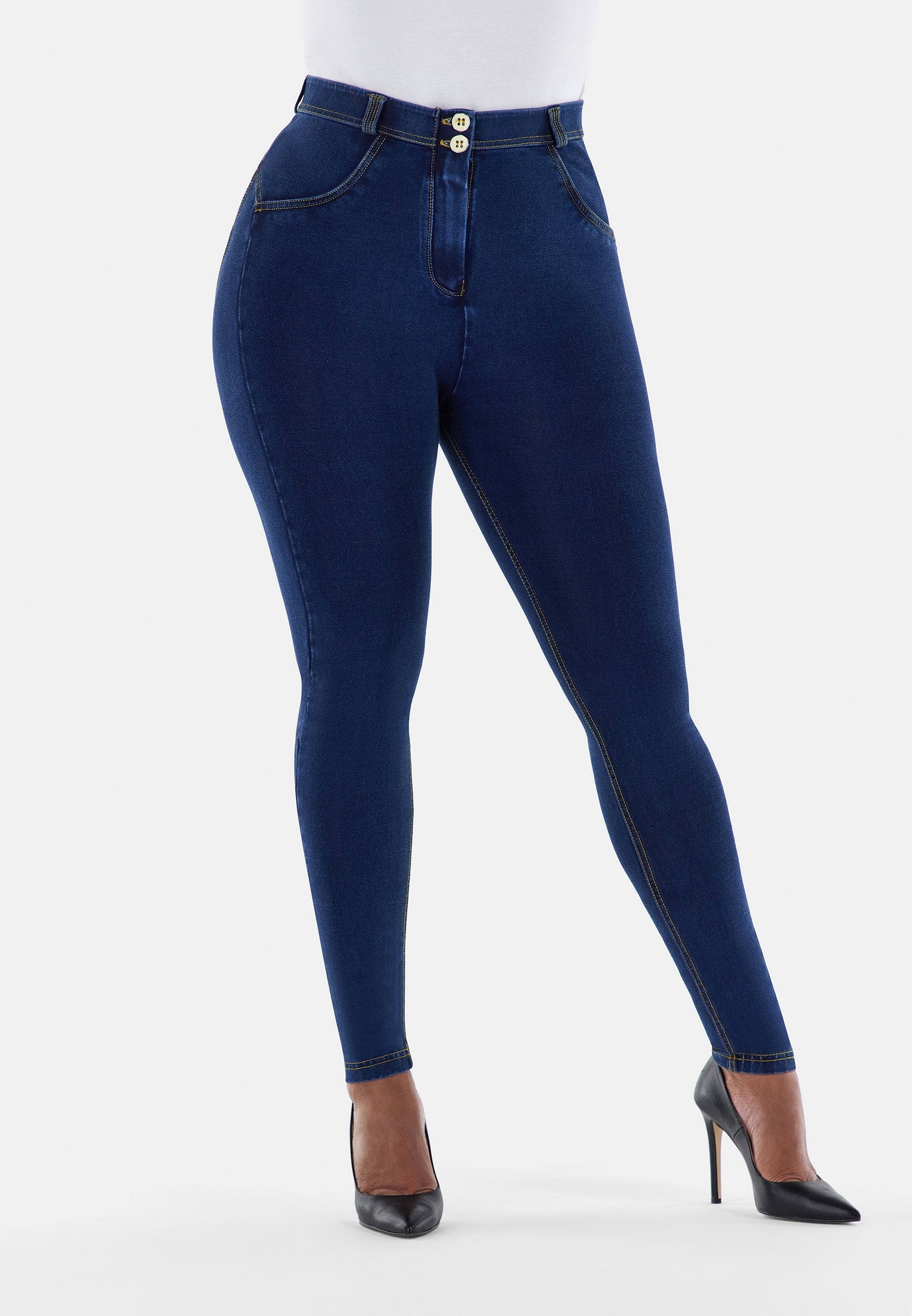 freddy-jeggings-wr-up-curvy-push-up-skinny-en-coton-bio image 1