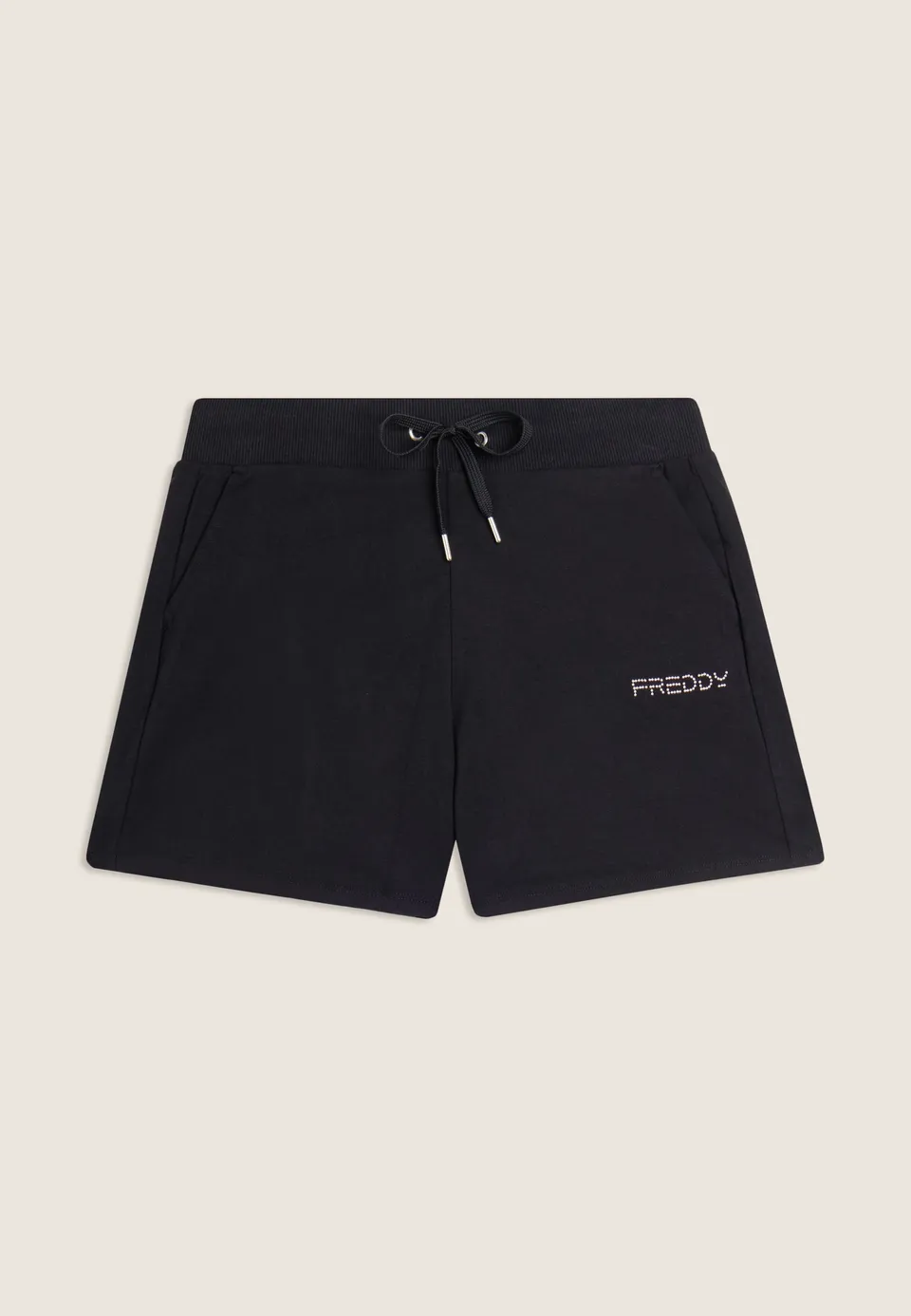 freddy-short-sport-femme-jersey-coton-coulisse-logo image 1