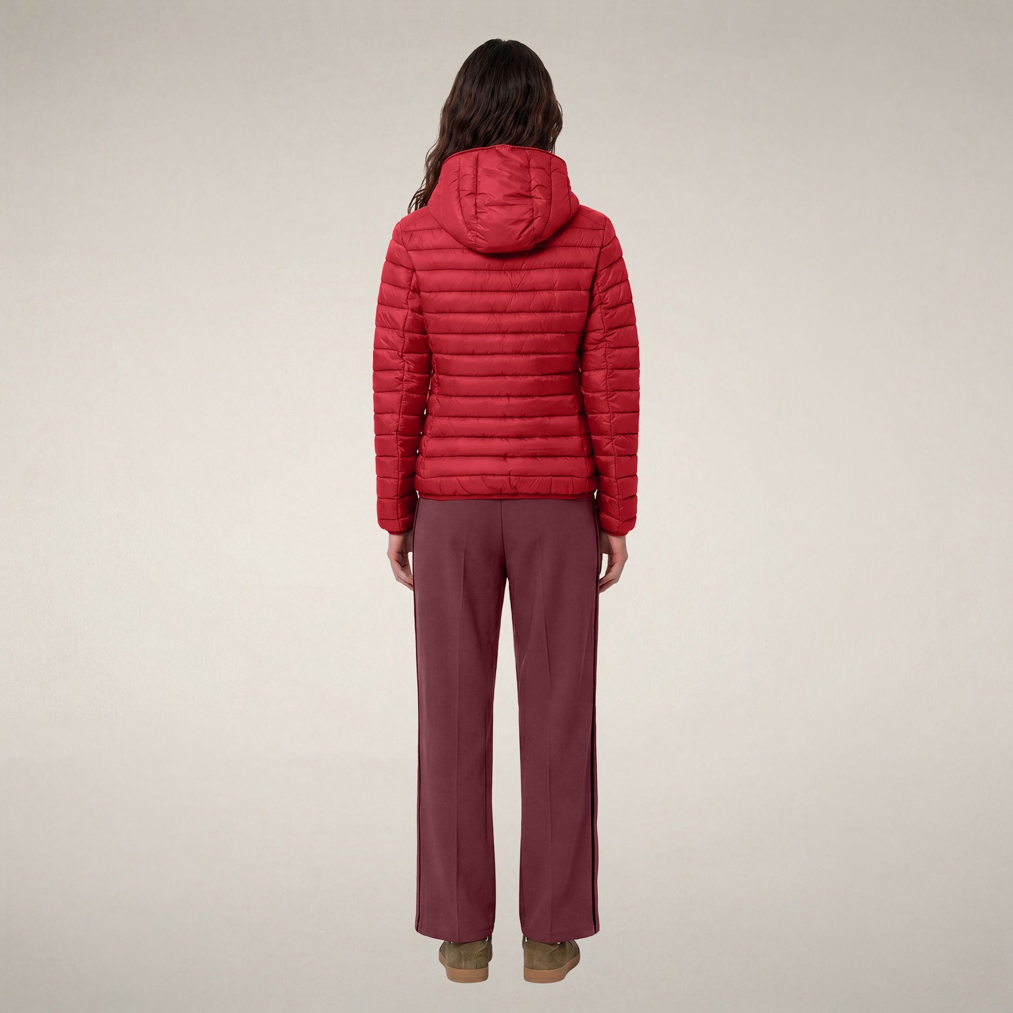 save-the-duck-daisy-doudoune-femme-rouge-fonc image 2