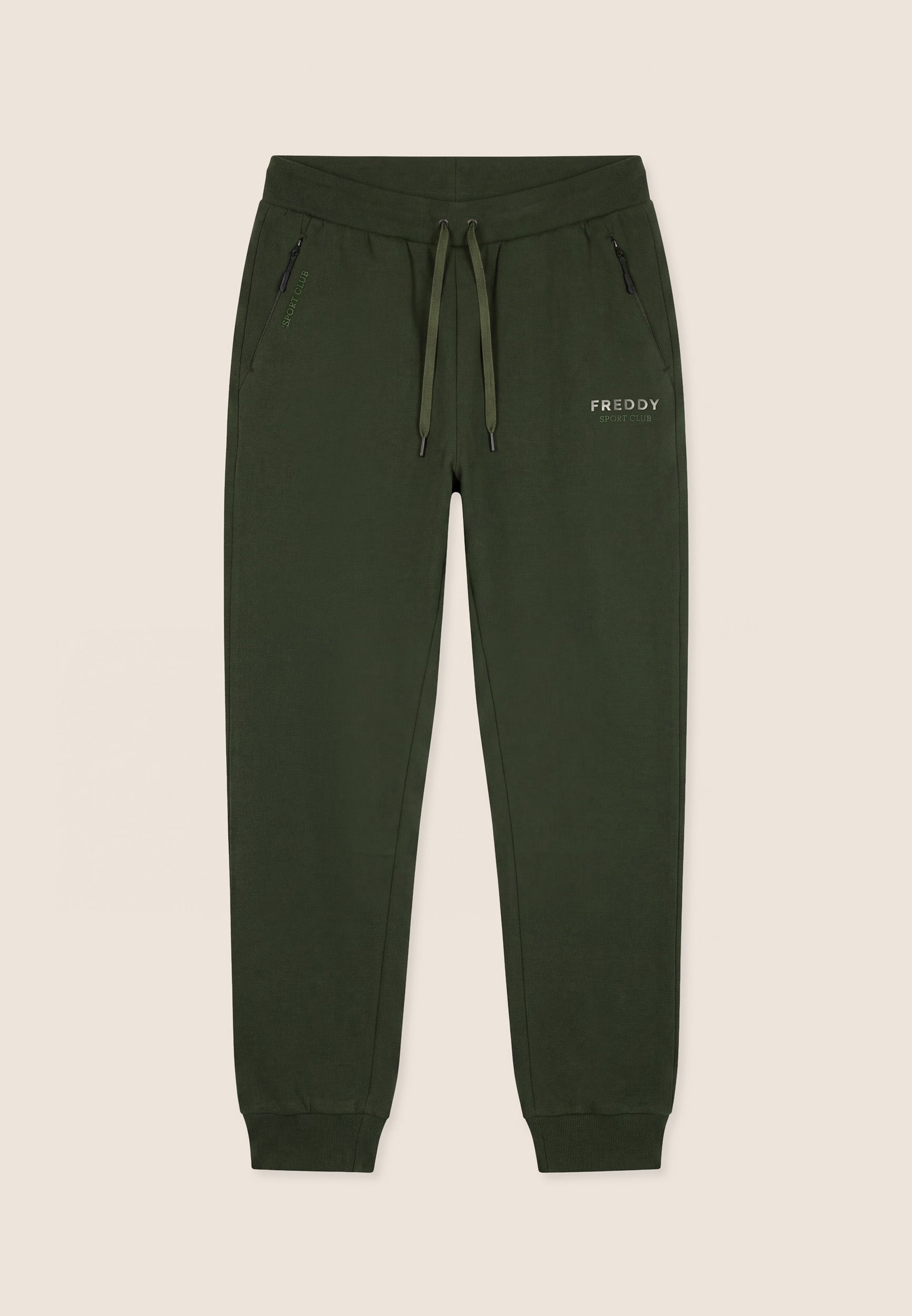 freddy-pantalon-jogging-homme-felpa-coton-avec-poches-zipp-es image 8